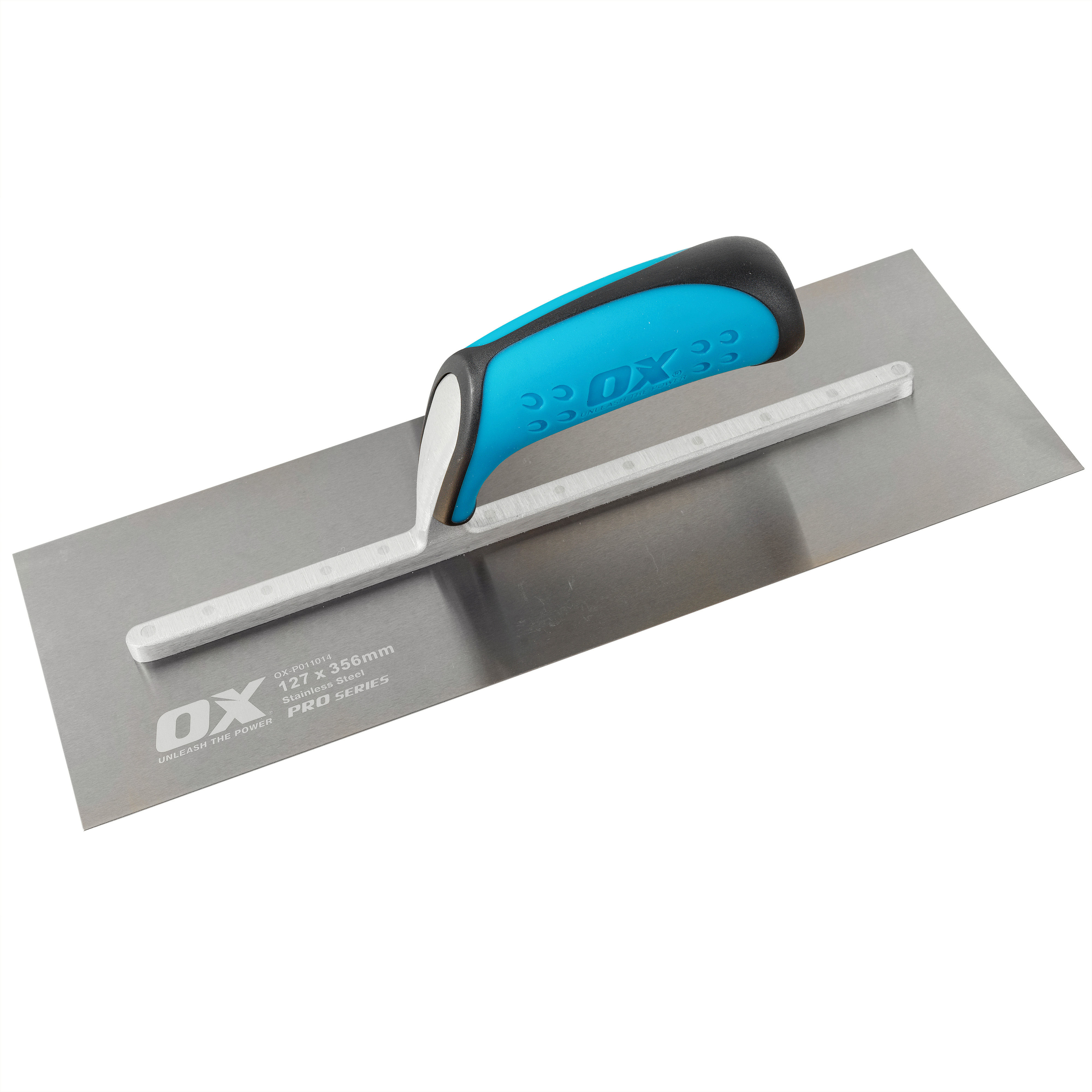 OX Pro Stainless Steel Plasterers Trowel 14" (127mm x 356mm) OX-P011014