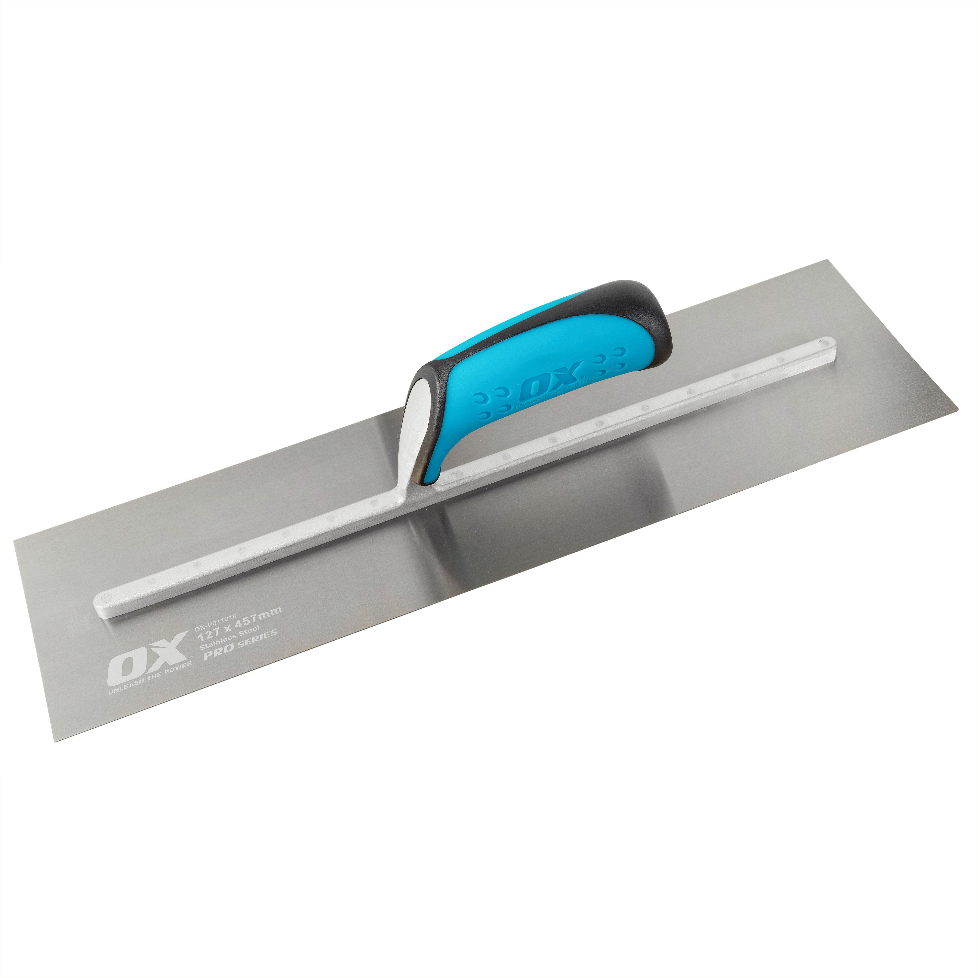 OX Pro Stainless Steel Plasterers Trowel 18" (127mm x 457mm) OX-P011018