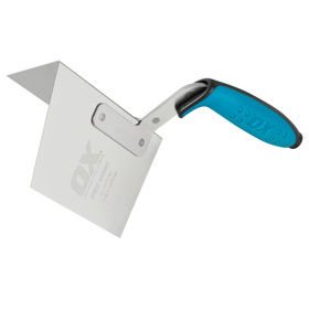 OX Pro Dry Wall Internal Corner Trowel 102 X 127, Blue