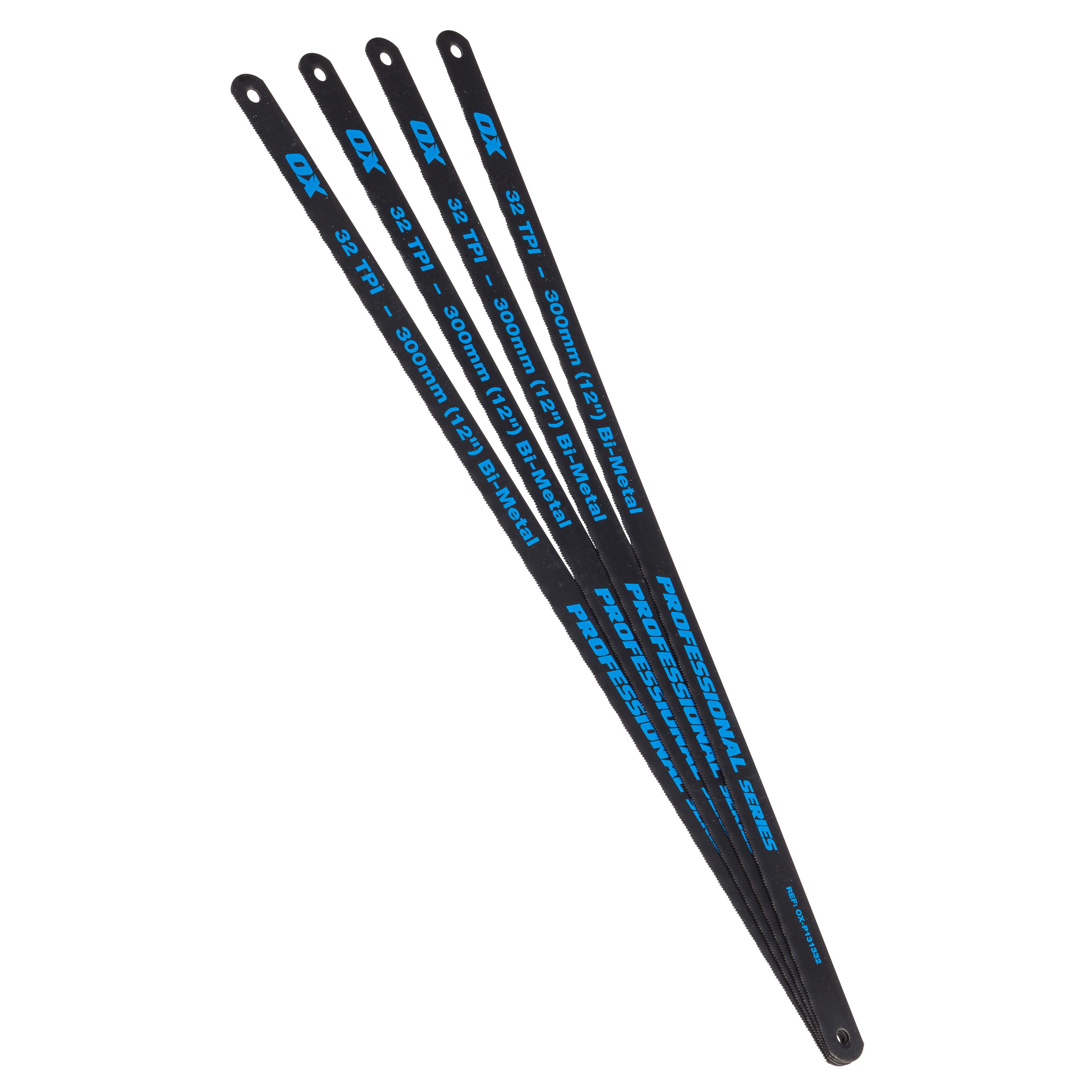 OX Pro Hacksaw Blades 32 TPI (4 Pack) 12" - OX-P131332