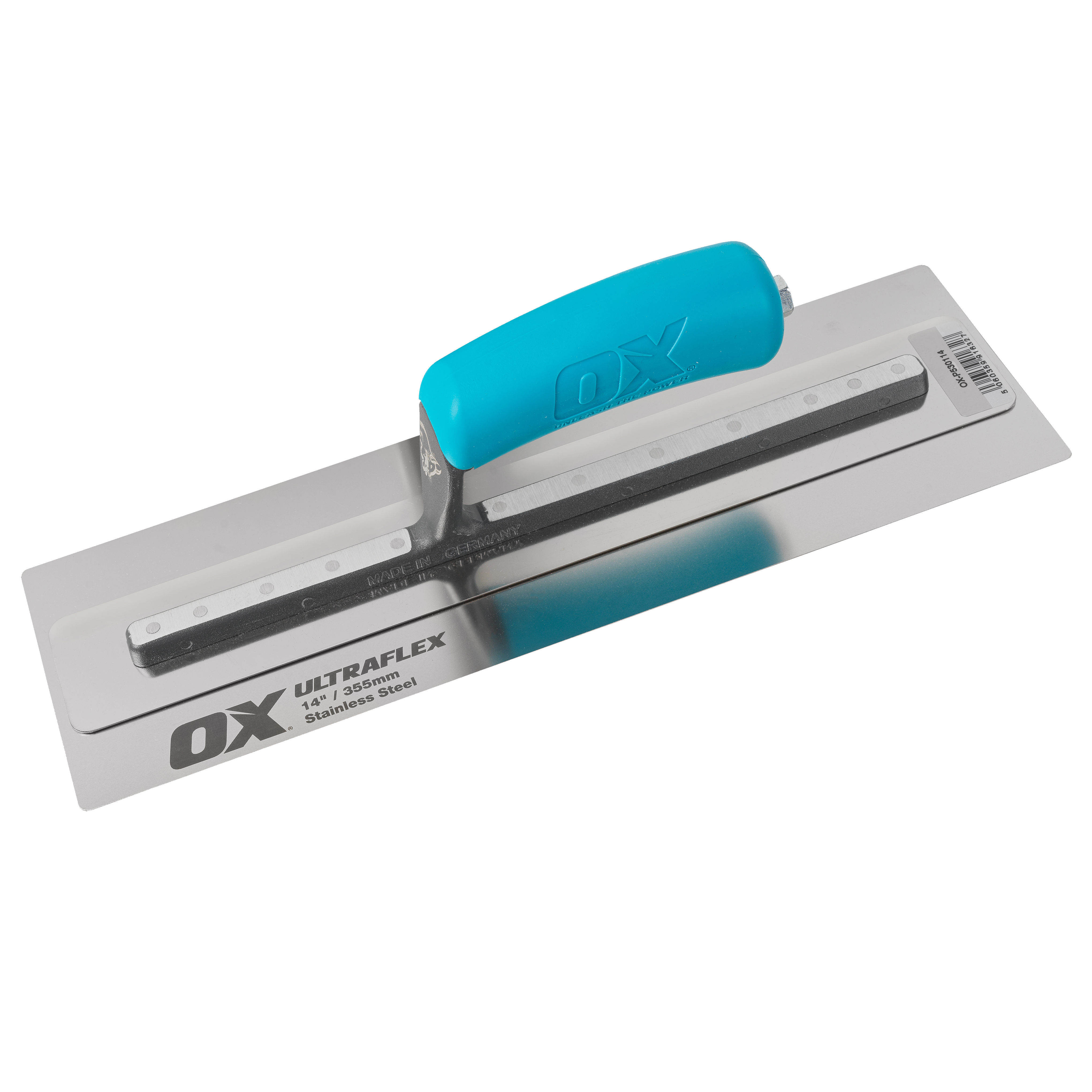 OX Pro UltraFlex Plastering Finishing Trowel 14" (355mm x 110mm) OX-P530114