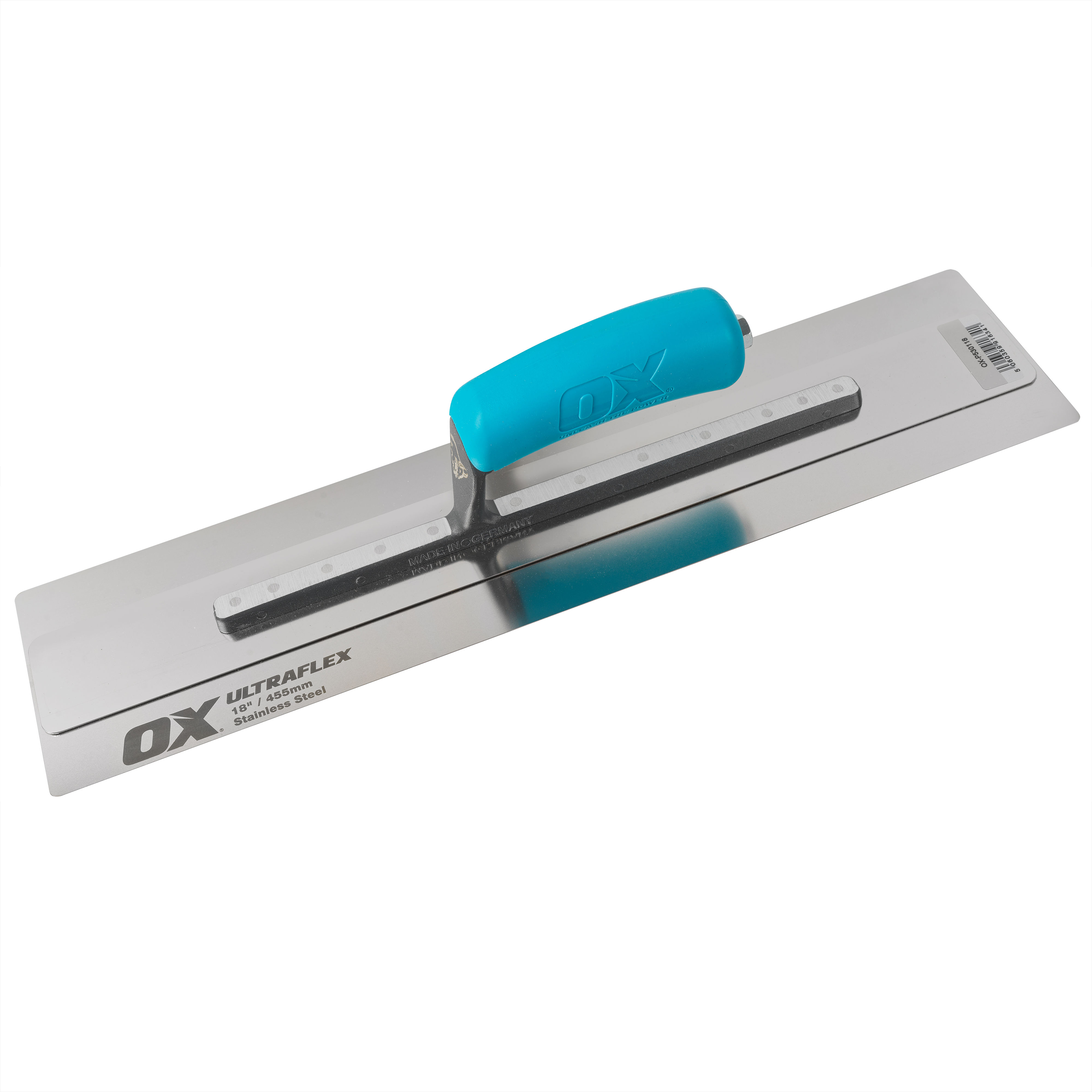 OX Pro UltraFlex Plastering Finishing Trowel 18" (455mm x 110mm) OX-P530118