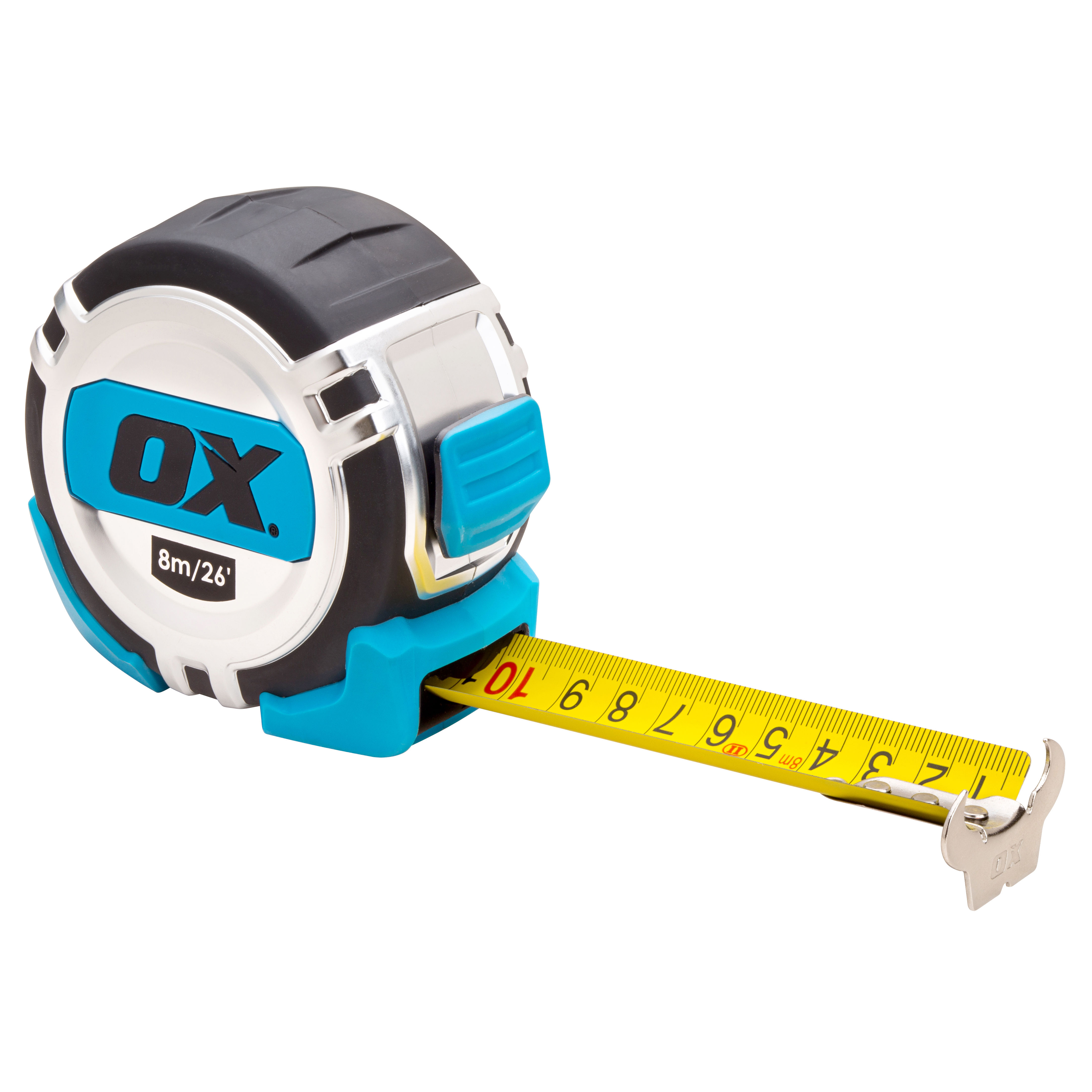 OX Pro Heavy Duty Tape Measure 8m (26') 32mm Blade Width - OX-P028708