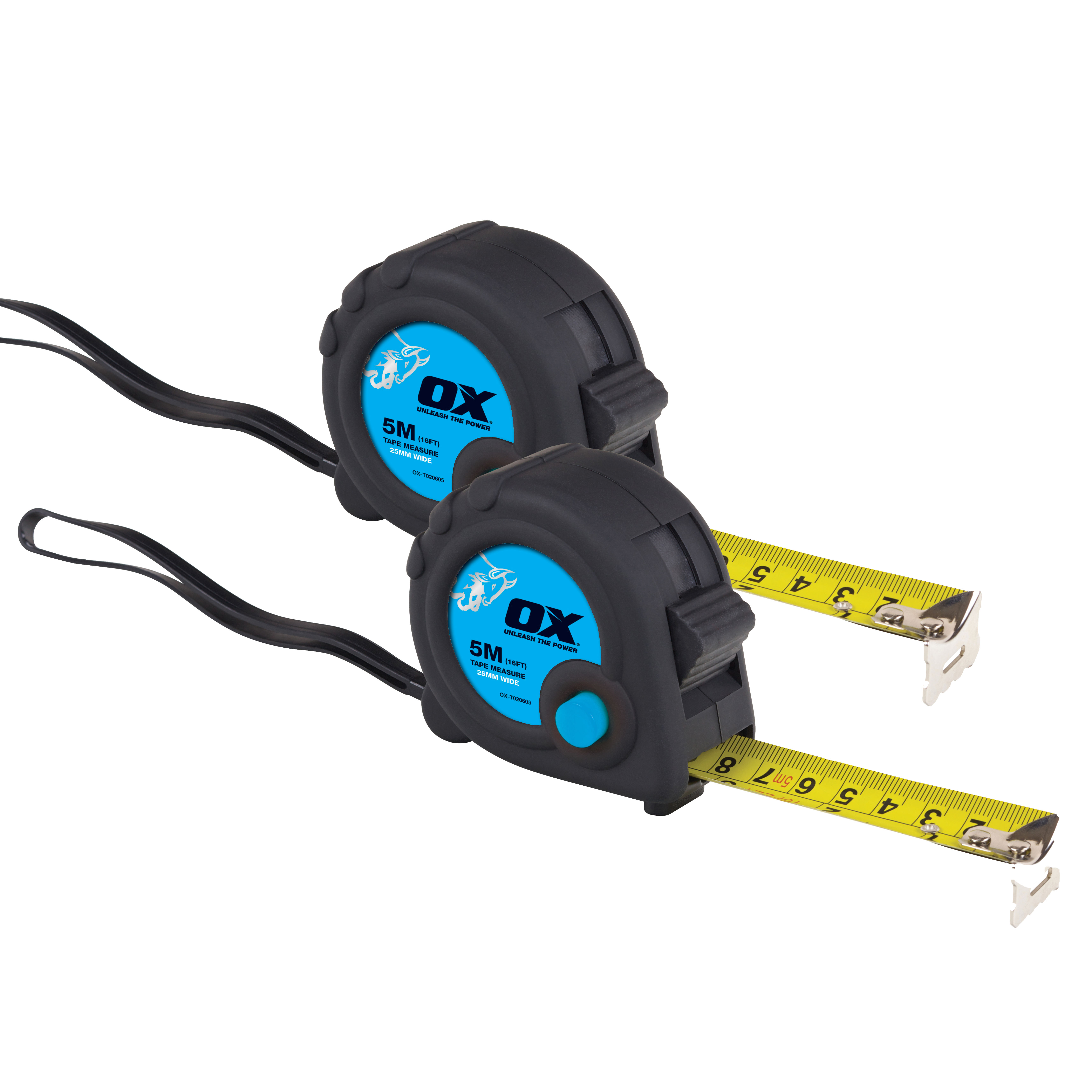 OX Trade Tape Measures 5m/25mm (Twin Pack) OX-T504955