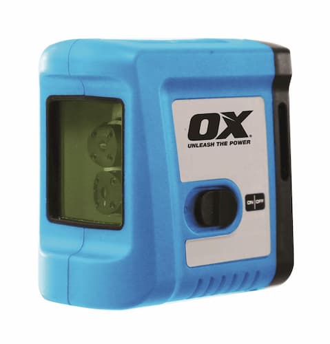 Ox Pro Indoor Green Cross Line Laser 20m Range - P504701
