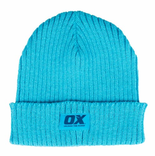 OX Winter Knitted Beanie Cyan - OX-W551702