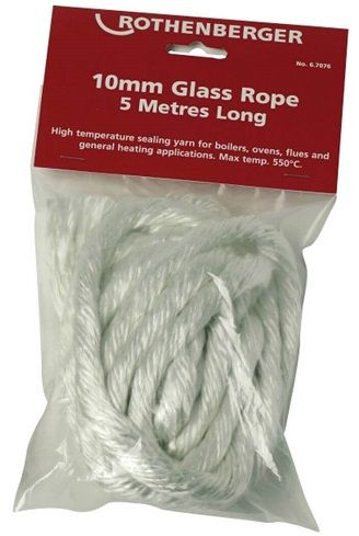 Rothenberger Glass Rope 6mm x 5m - 67075