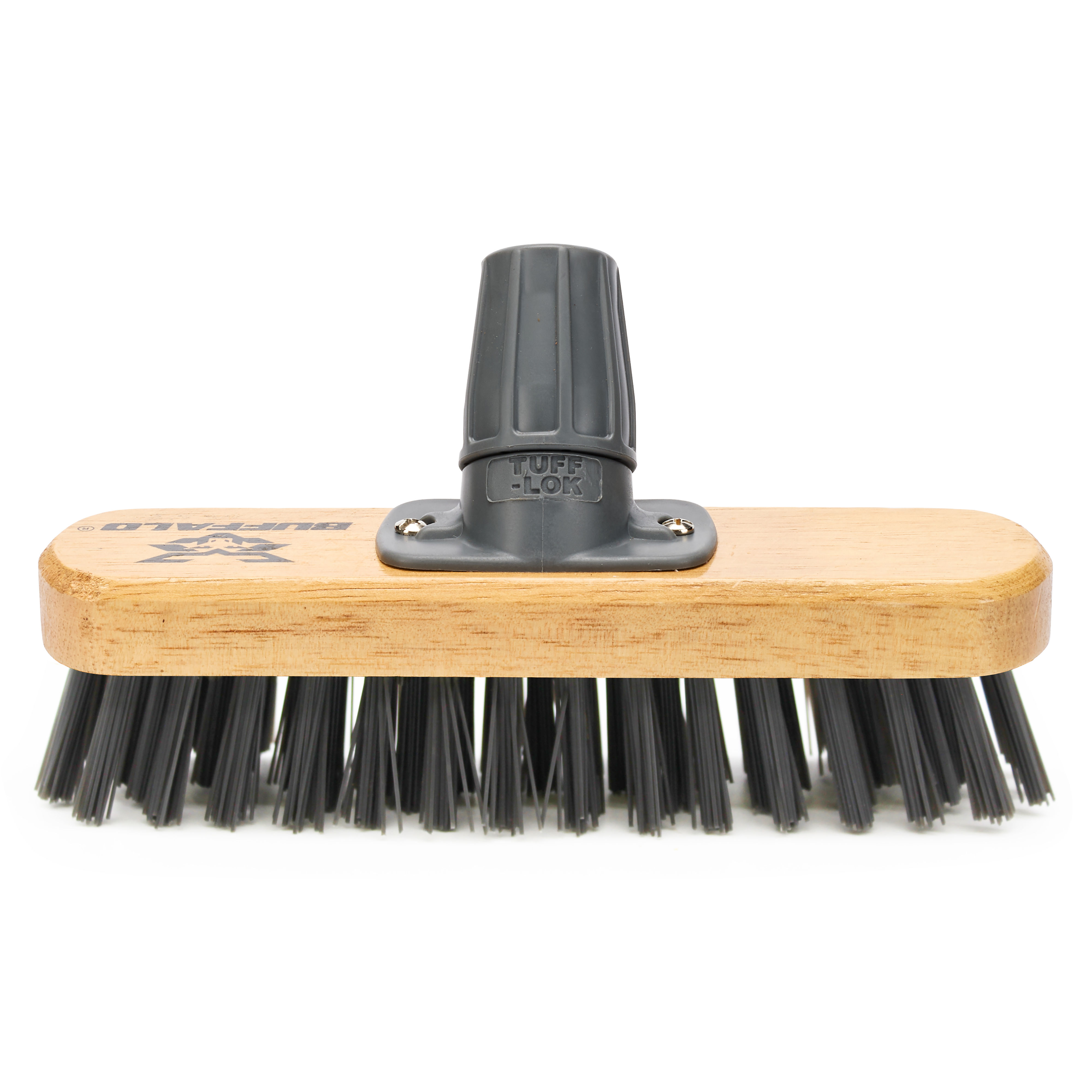 Buffalo PVC Deck Scrub Broom Head 9" - 2413