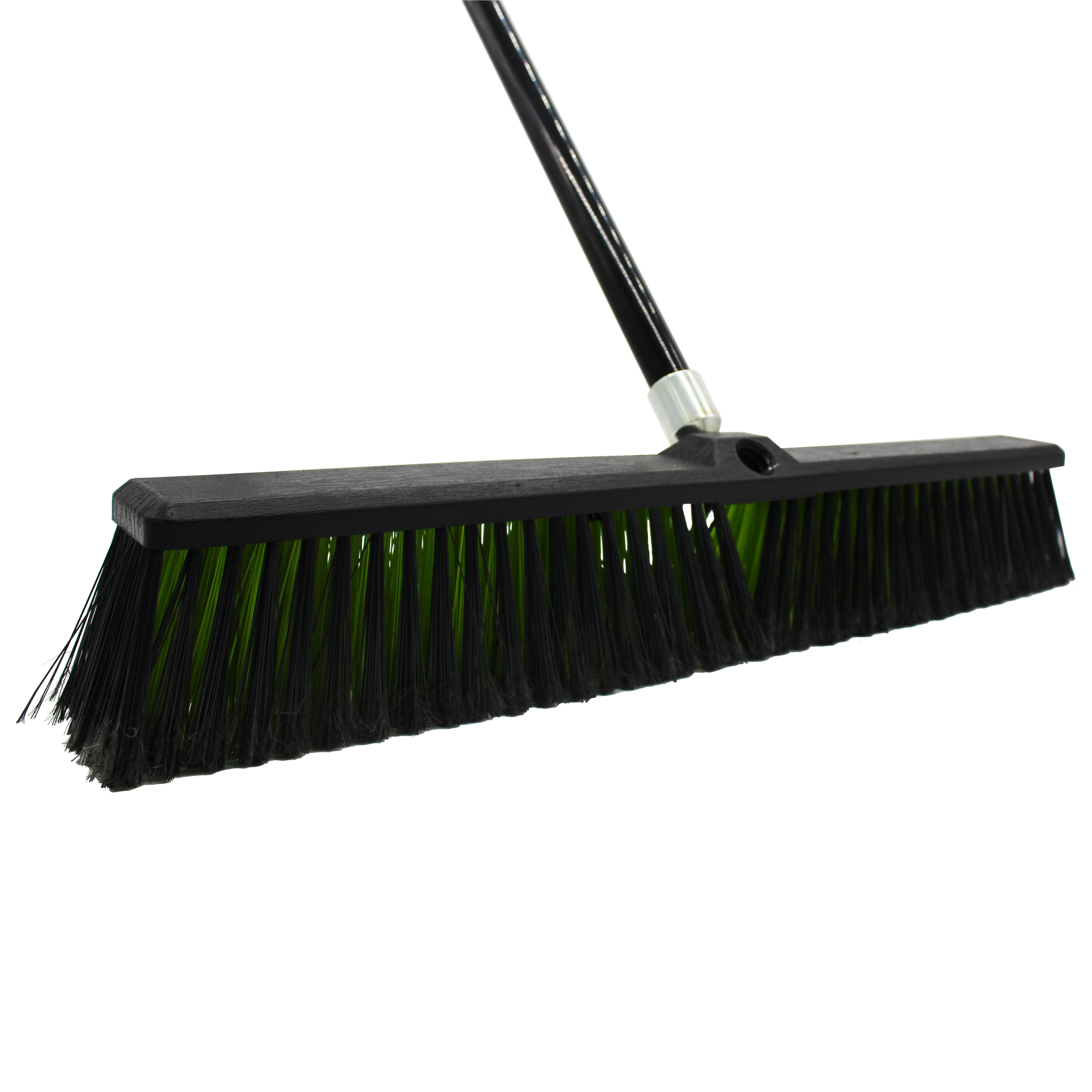 Buffalo Stiff PVC Yard Broom with Metal Handle 24" - 2388