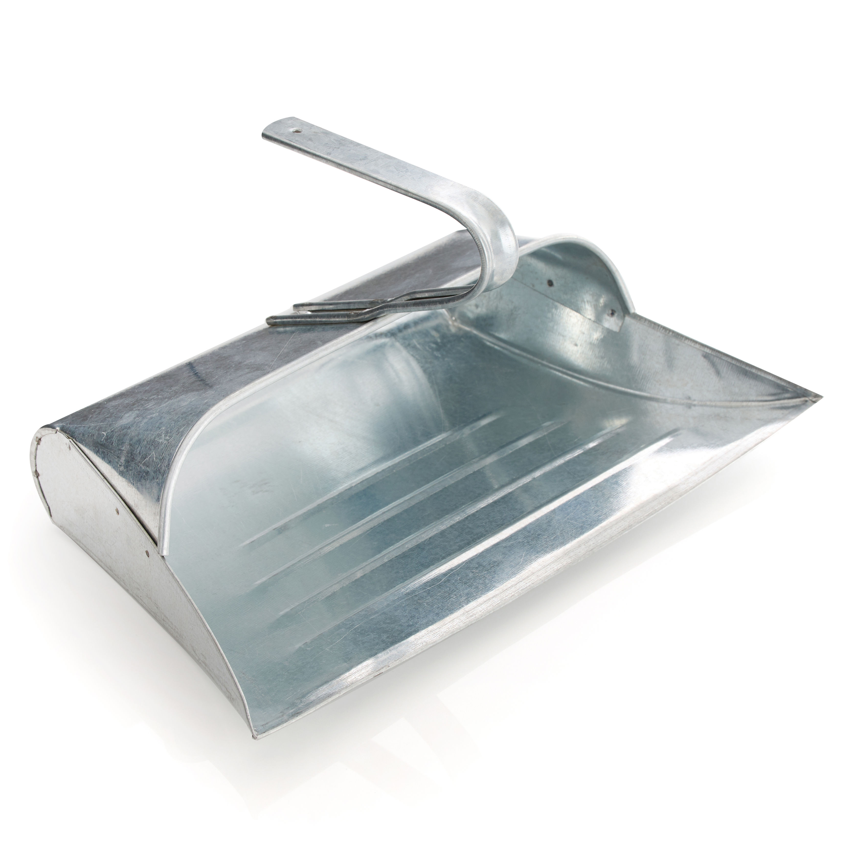 Buffalo Metal Hooded Dustpan Galvanised - 1601-GA
