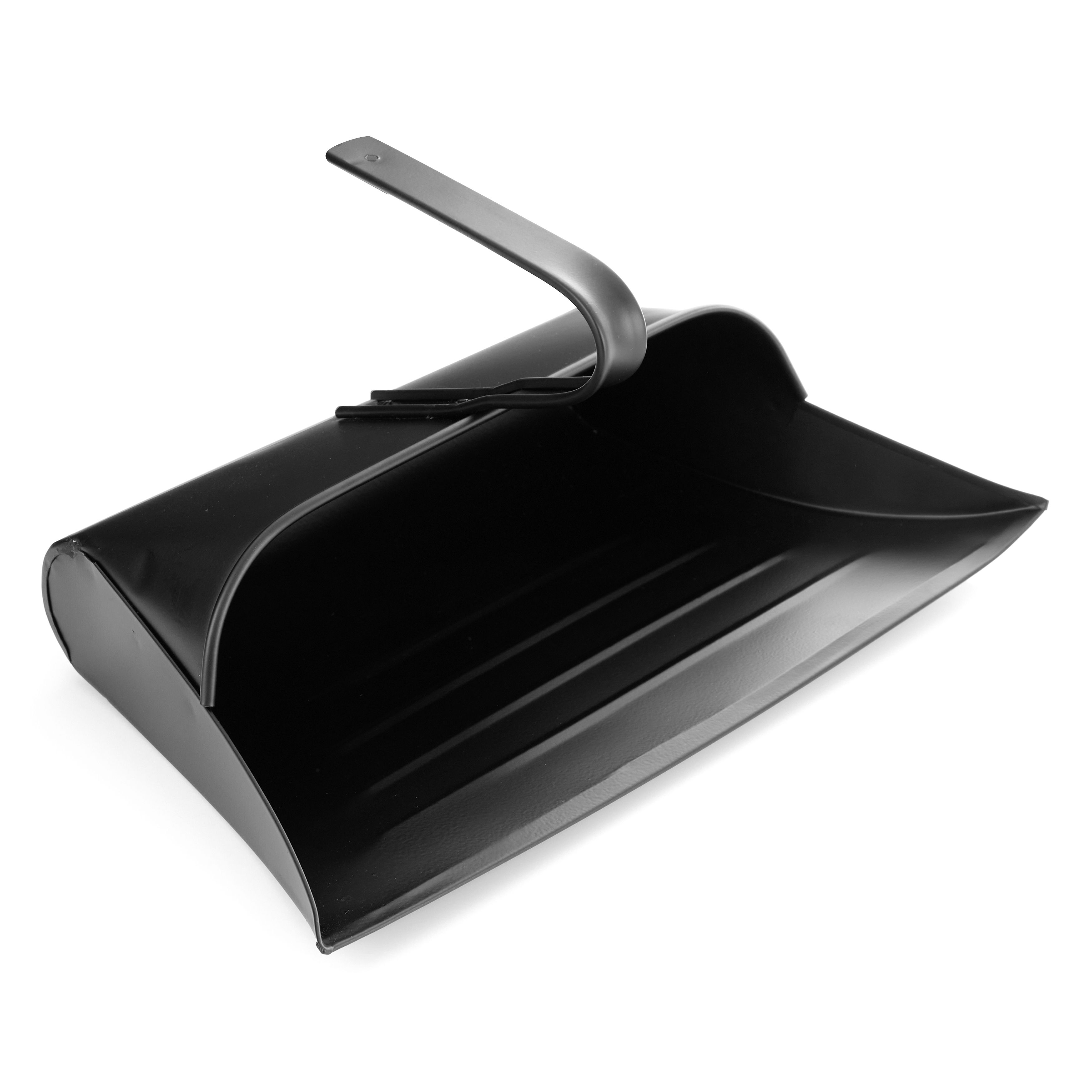 Buffalo Metal Hooded Dustpan Black - 1601-BL