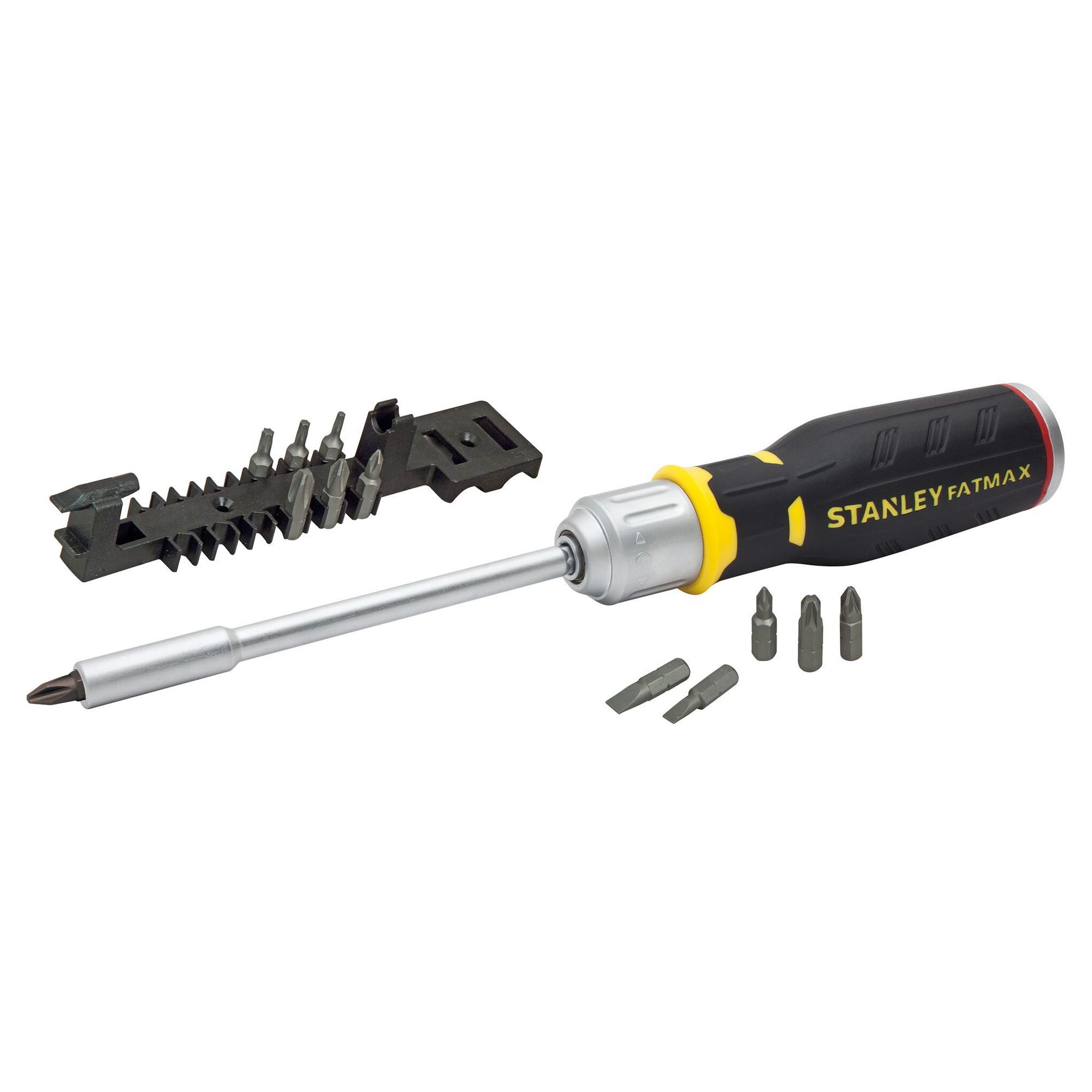 Stanley FatMax Ratchet Screwdriver with 12 Bits - STA062690