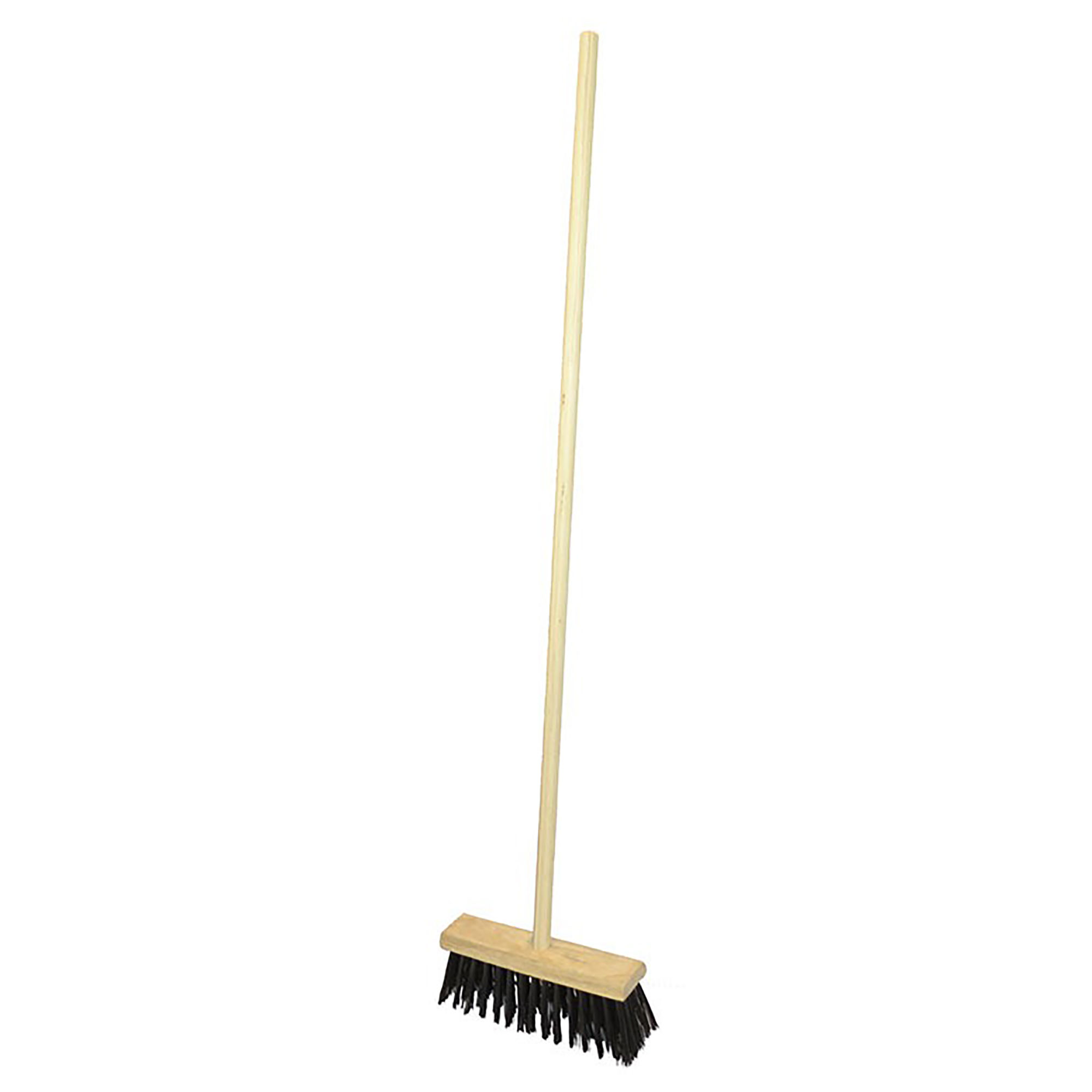 PVC Yard Broom with Handle 13"