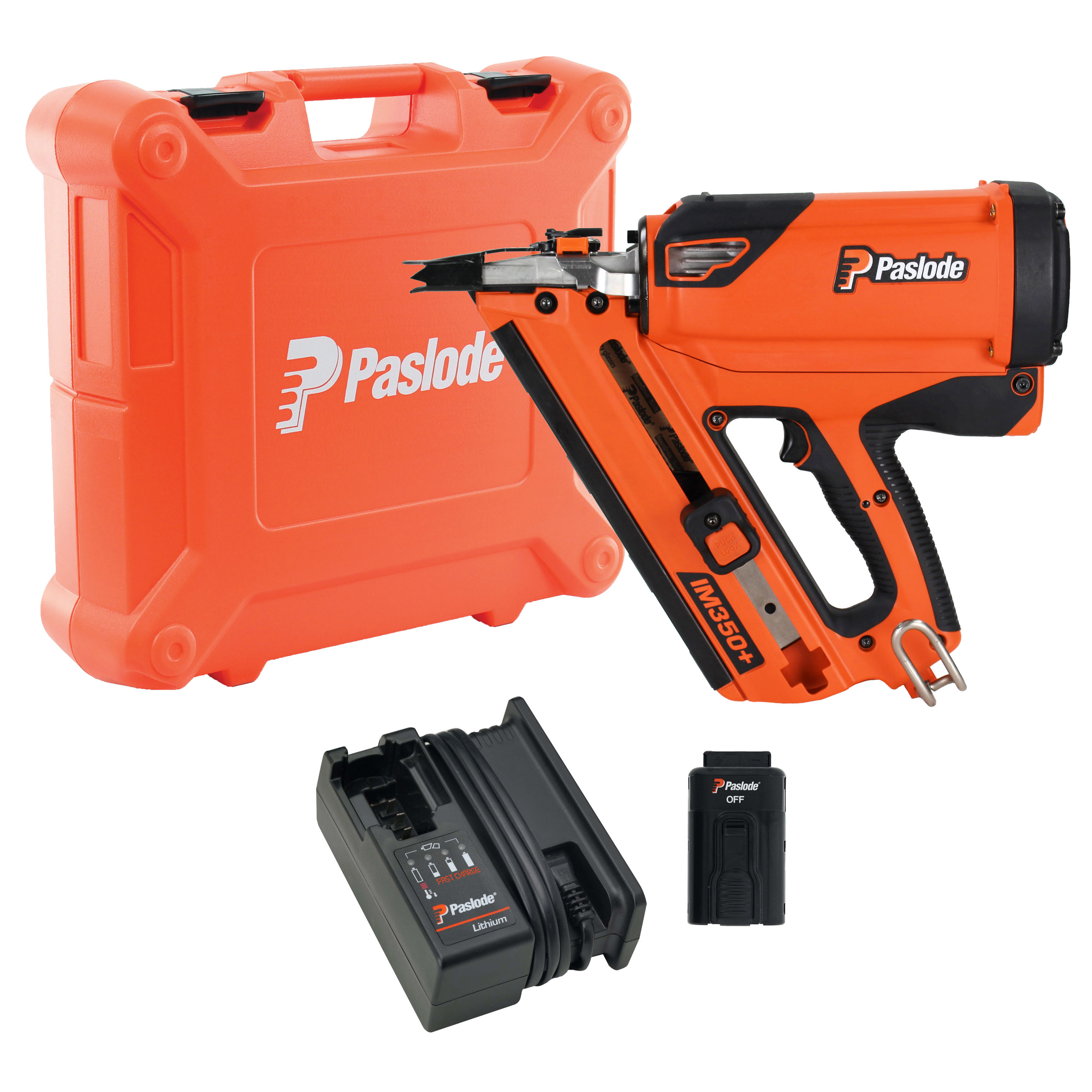 Paslode IM350+ Li-Ion Framing Nail Gun Kit - 906500