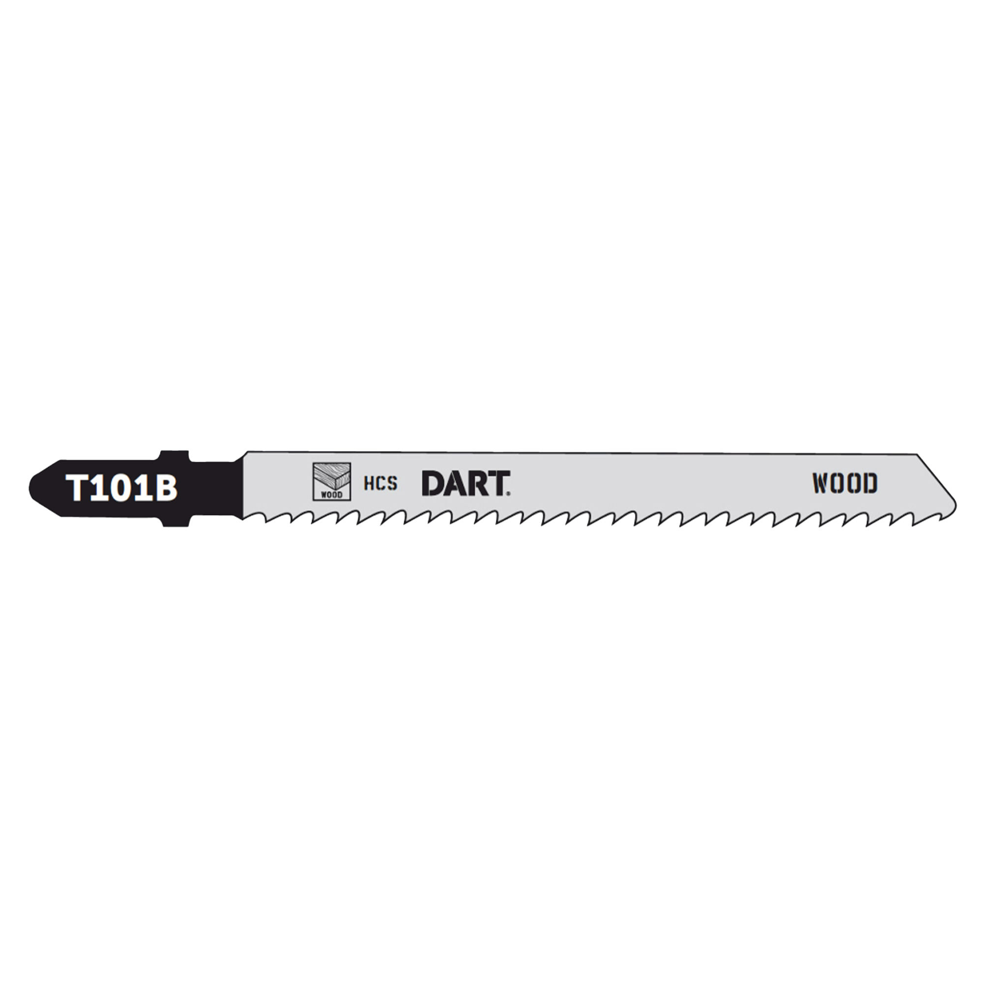 Dart Wood Cutting Jigsaw Blade T101B (5 Pack) 100mm - DJB11