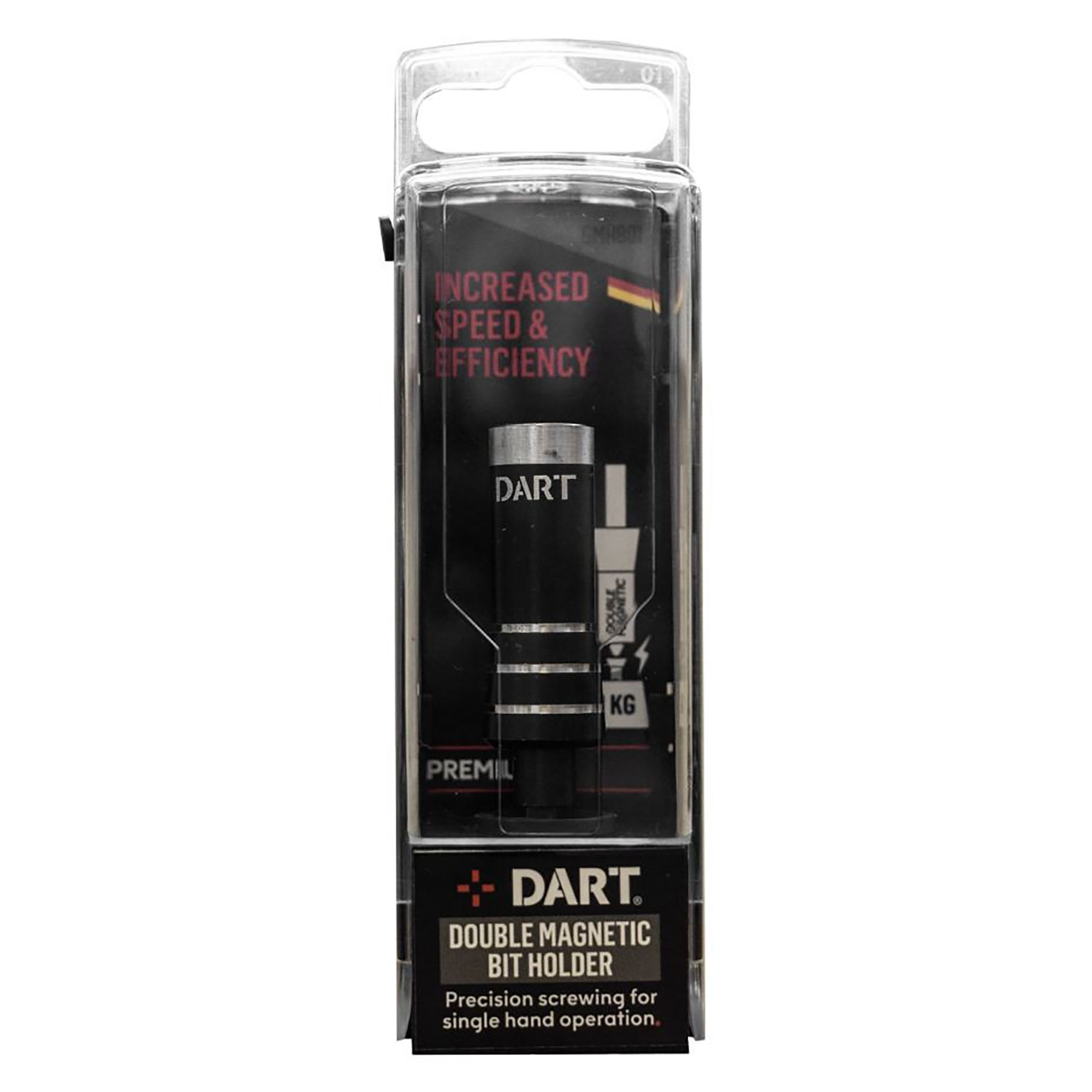 Dart Premium Double Magnetic Drill Bit Holder in Packaging - GMHB01