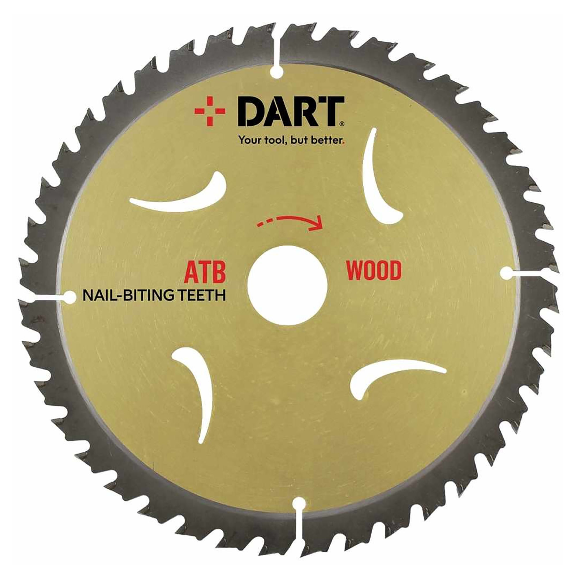 Dart Gold ATB Wood Saw Blade D216mm x B30mm x Z40 - SSK2163040