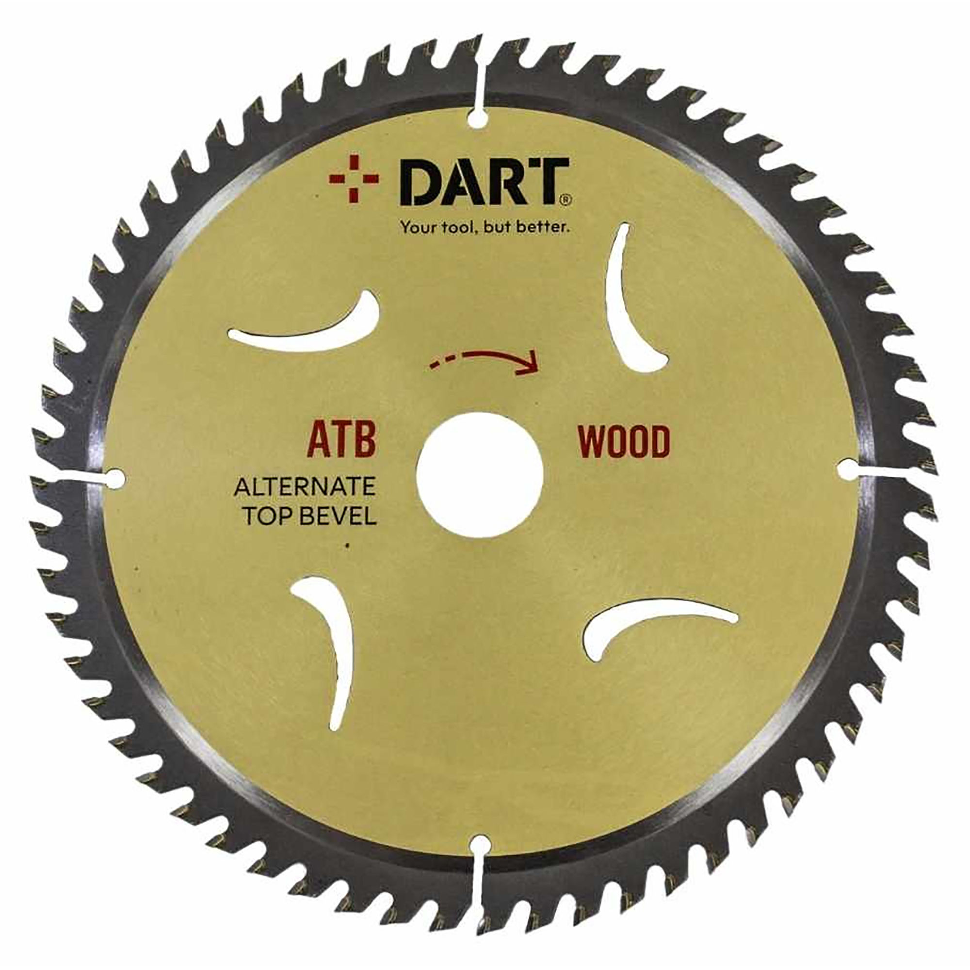 Dart Gold ATB Wood Saw Blade D216mm x B30mm x Z60 - SSK2163060