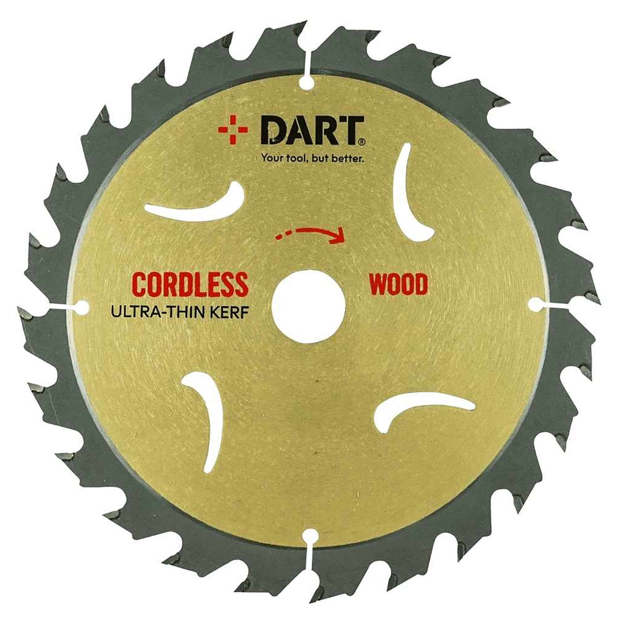 Dart Gold ATB Wood Saw Blade D136mm x B20mm x Z20 - STK1362020