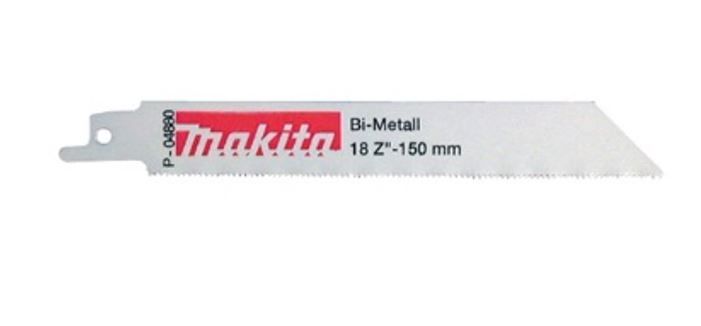 Makita Reciprocating Saw Blades - Metal 150mm (Pack of 5) P-04880
