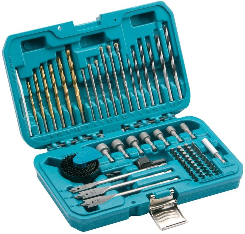 Makita 75 Piece Combination Drill Bit & Holesaw Kit - P-90641