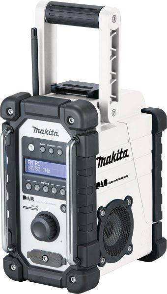 Makita DAB Job Site Radio White - DMR109W