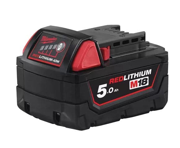 Milwaukee M18 5.0Ah Li-Ion Battery 18V