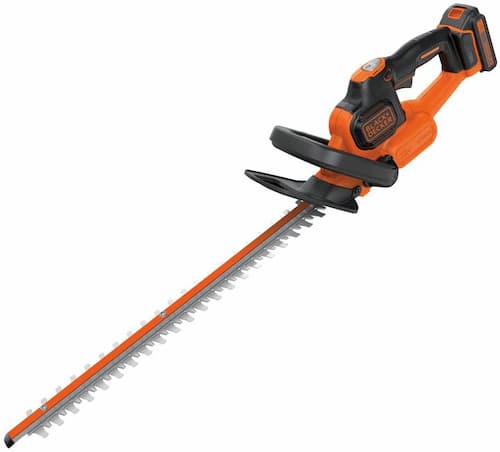 Black + Decker 18V Lithium Ion 2.0Ah 45CM Hedge Trimmer With Power Command  - GTC18452PC-GB
