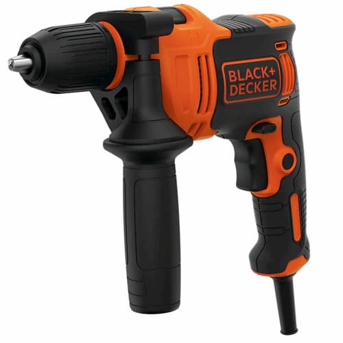 Black + Decker 550w Hammer Drill & Kitbox - BEH550K-GB