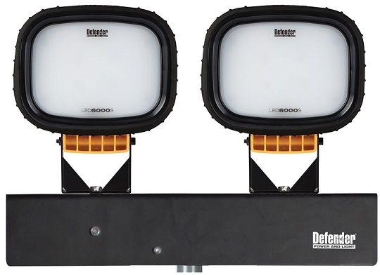 Defender LED3000s Twin Head Floodlight 110V / 16A - E705620
