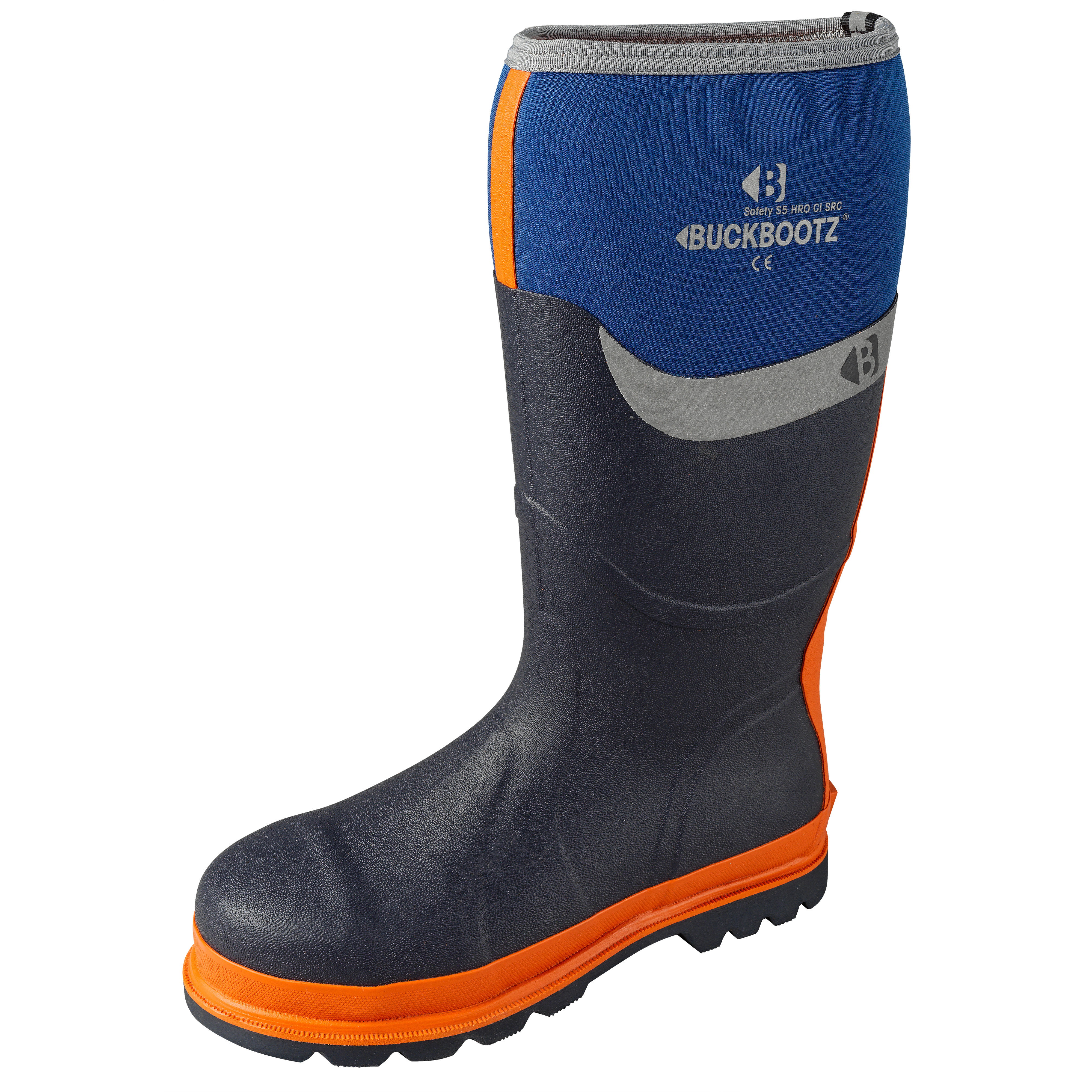 Buckler Buckbootz Safety Wellington Boots Blue - BBZ6000BL