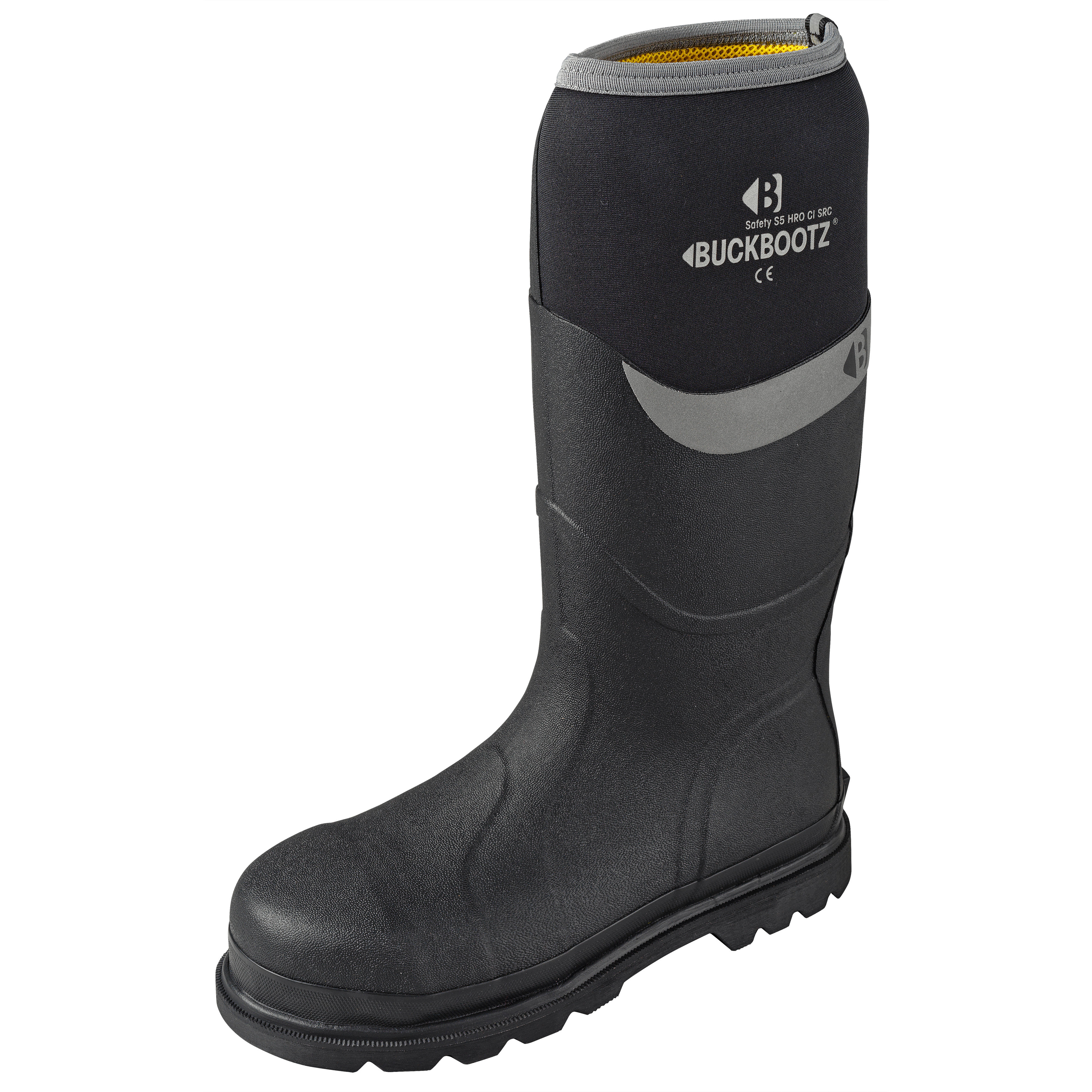 Buckler Buckbootz Safety Wellington Boots Black - BBZ6000 BK