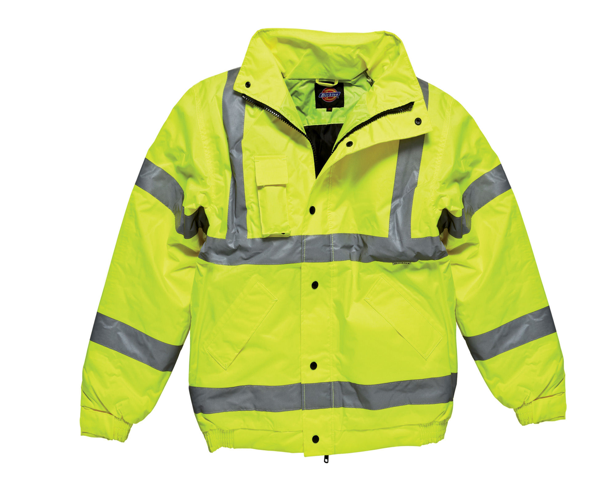 Dickies Hi-Vis Bomber Jacket Class 3 Saturn Yellow SA22050