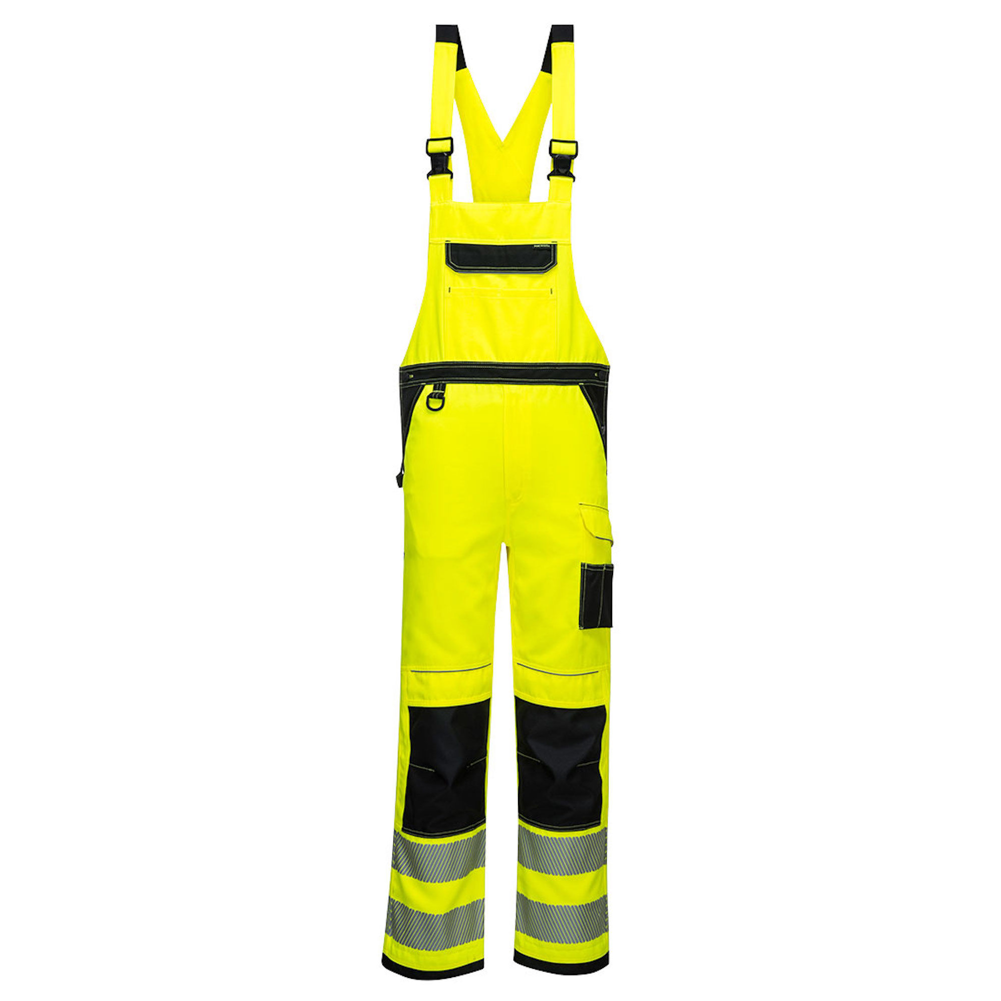 Portwest Hi-Vis Bib and Brace Yellow/Black