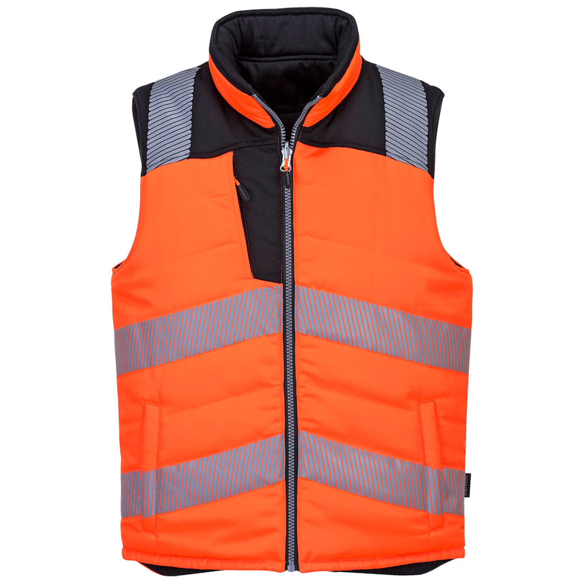 Portwest Hi-Vis Body Warmer Orange/Black