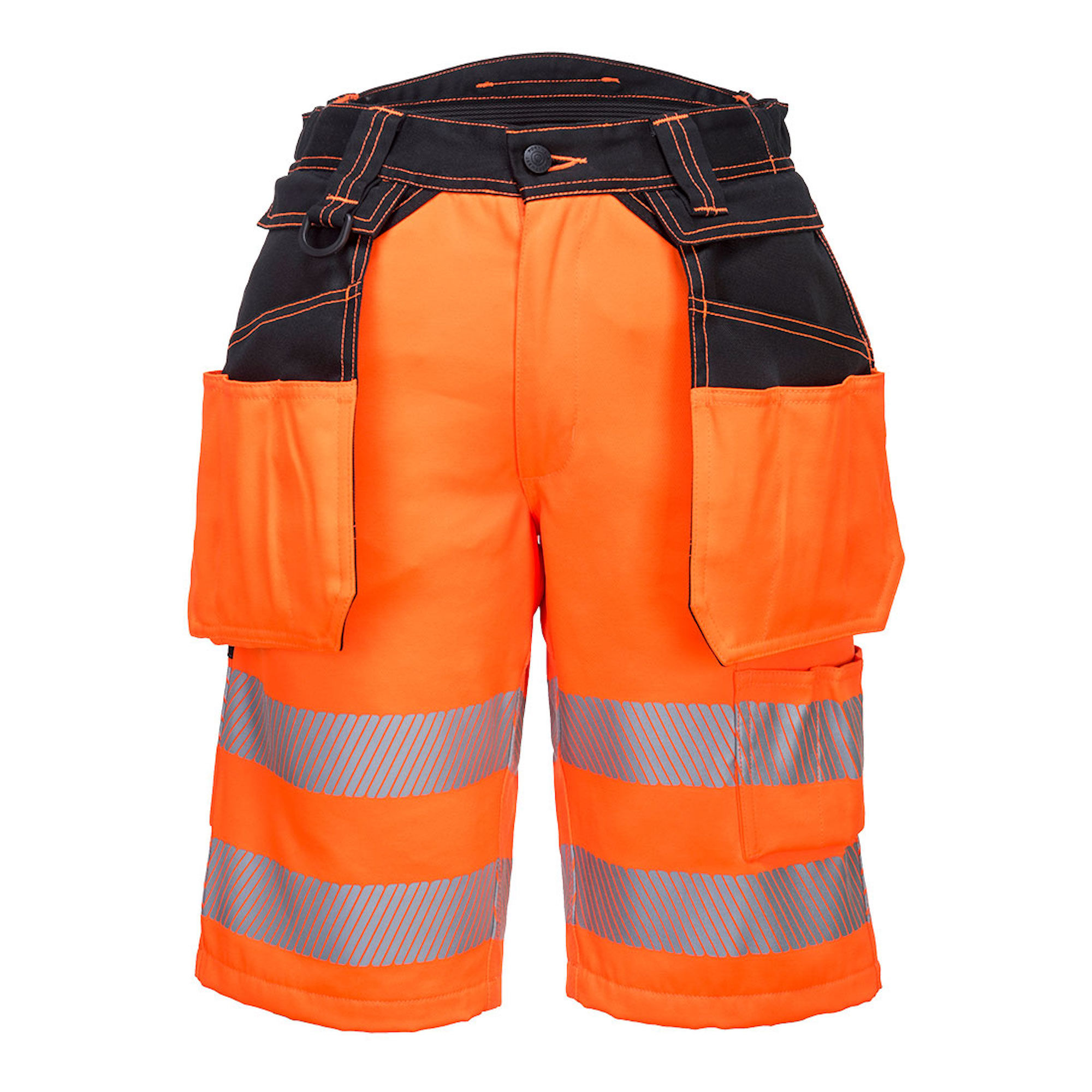 Portwest Hi-Vis Holster Shorts Orange/Black