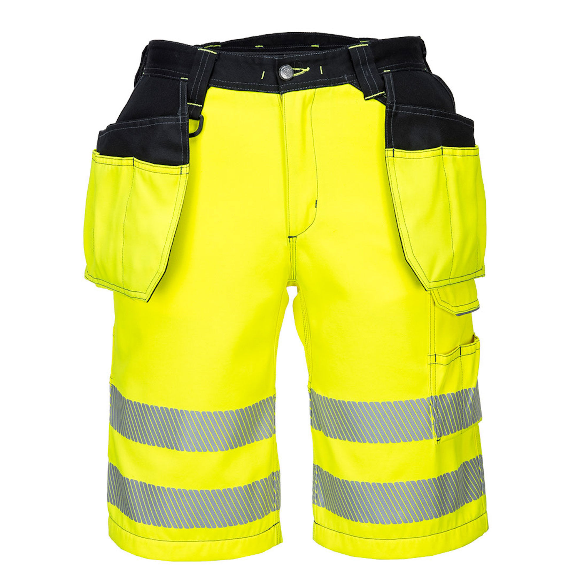 Portwest Hi-Vis Holster Shorts Yellow/Black