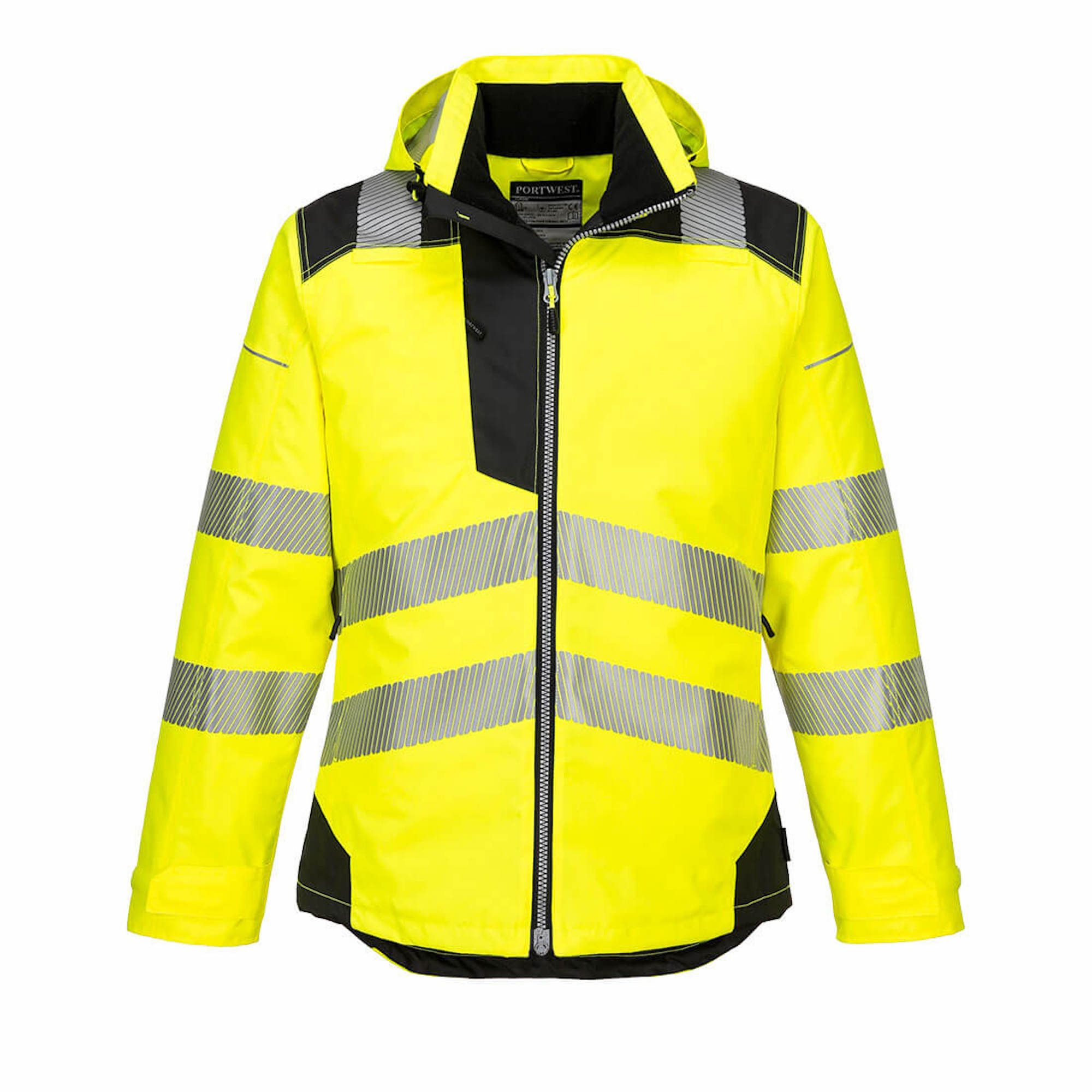 Portwest Hi-Vis Winter Jacket Yellow/Black
