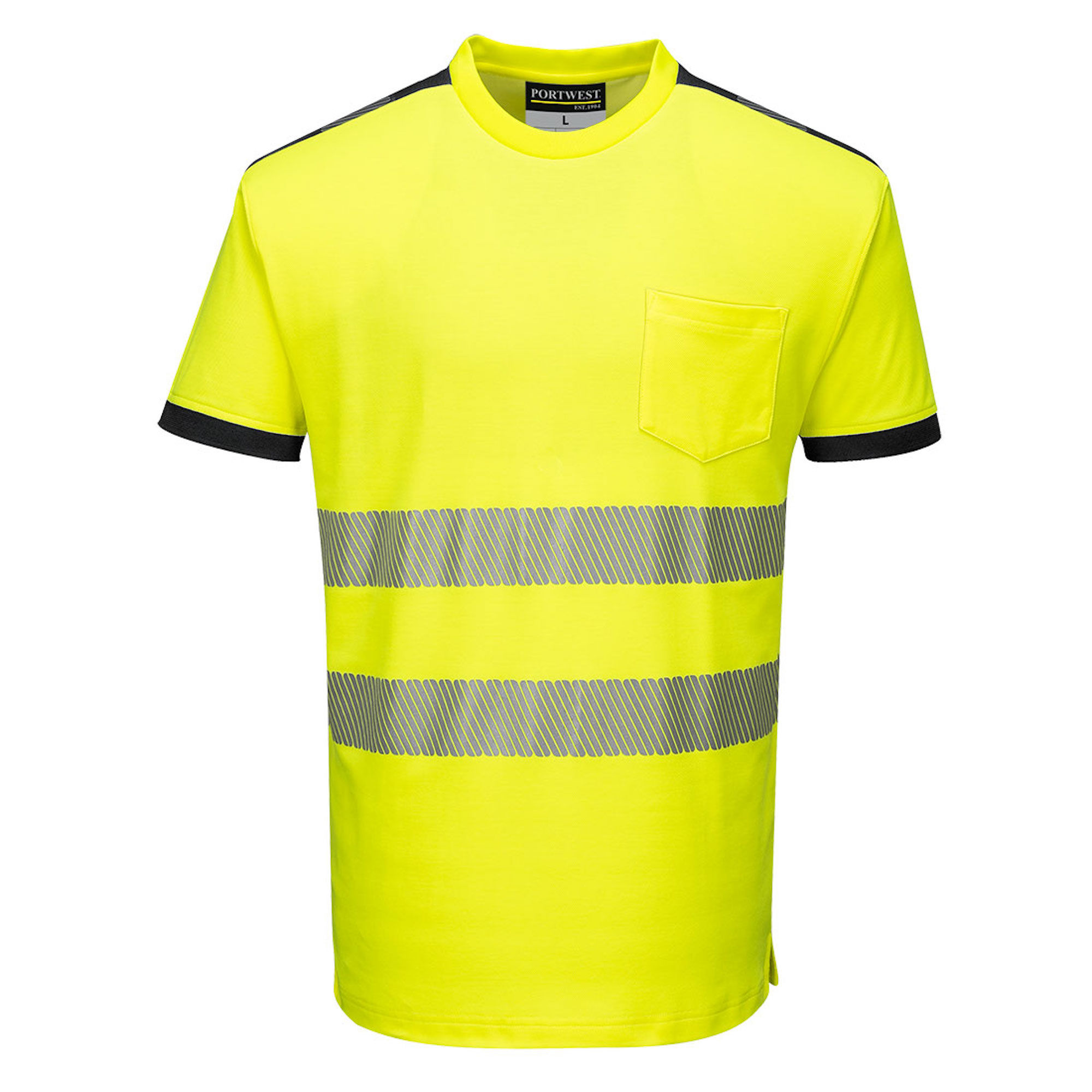 Portwest Hi-Vis T-Shirt Yellow/Black