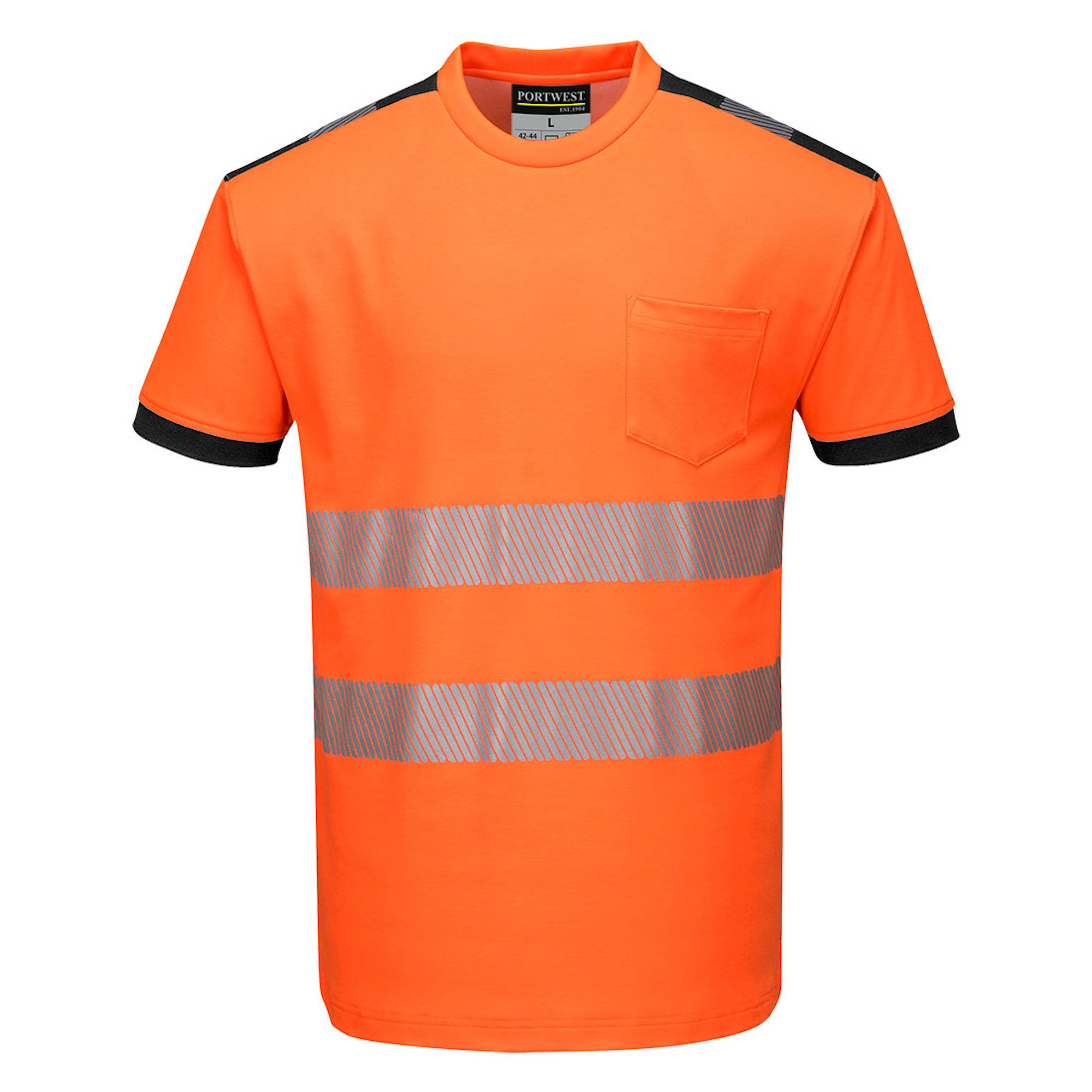 Portwest Hi-Vis T-Shirt Orange/Black