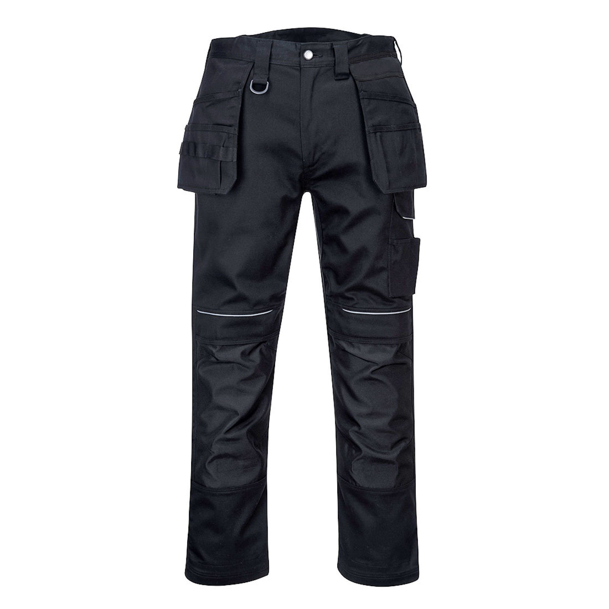Portwest Cotton Work Trousers Black