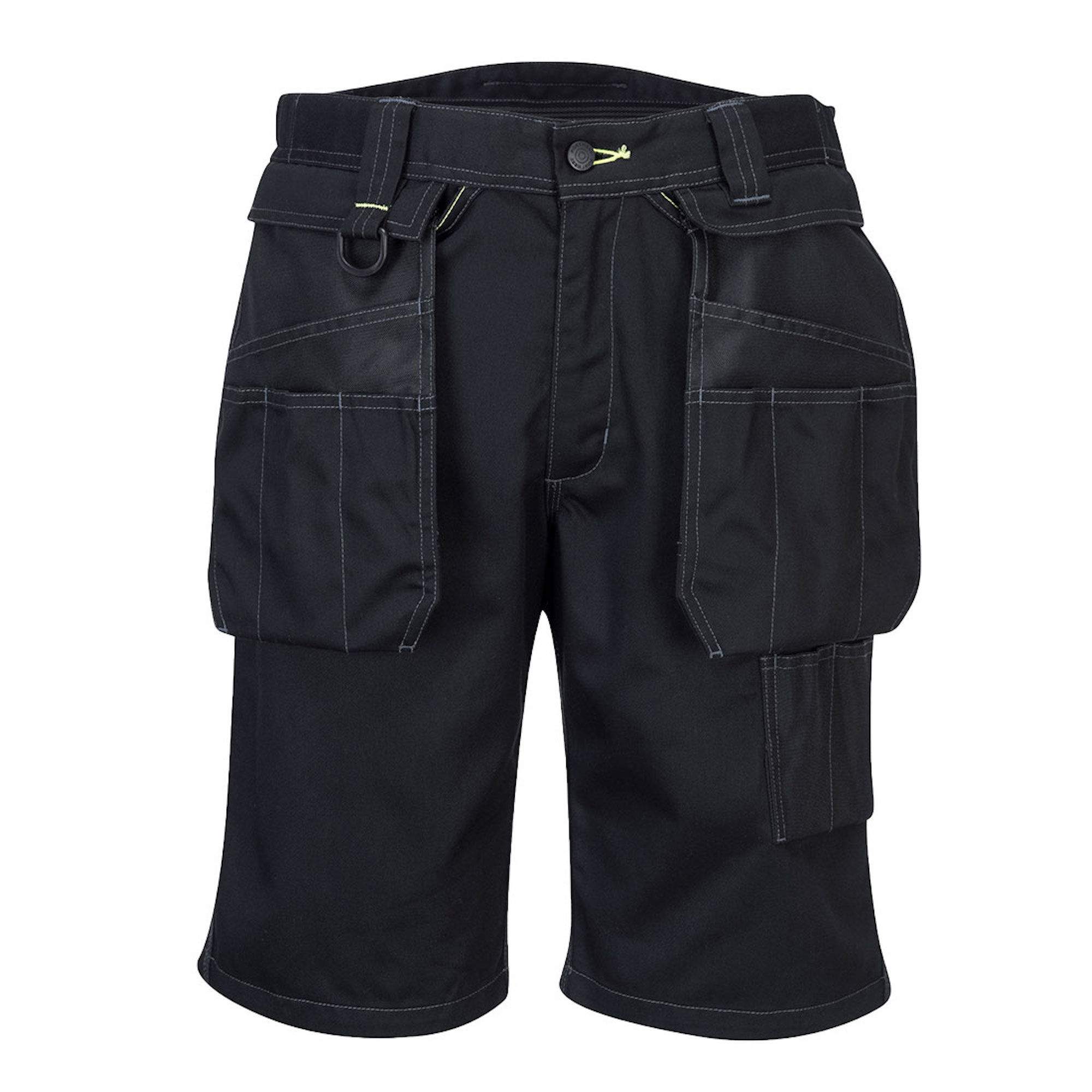 Portwest Work Shorts With Holster Pockets Black