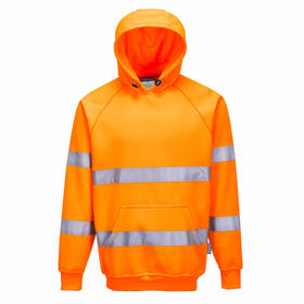 Portwest Hi Vis Zip Up Hoodie Orange