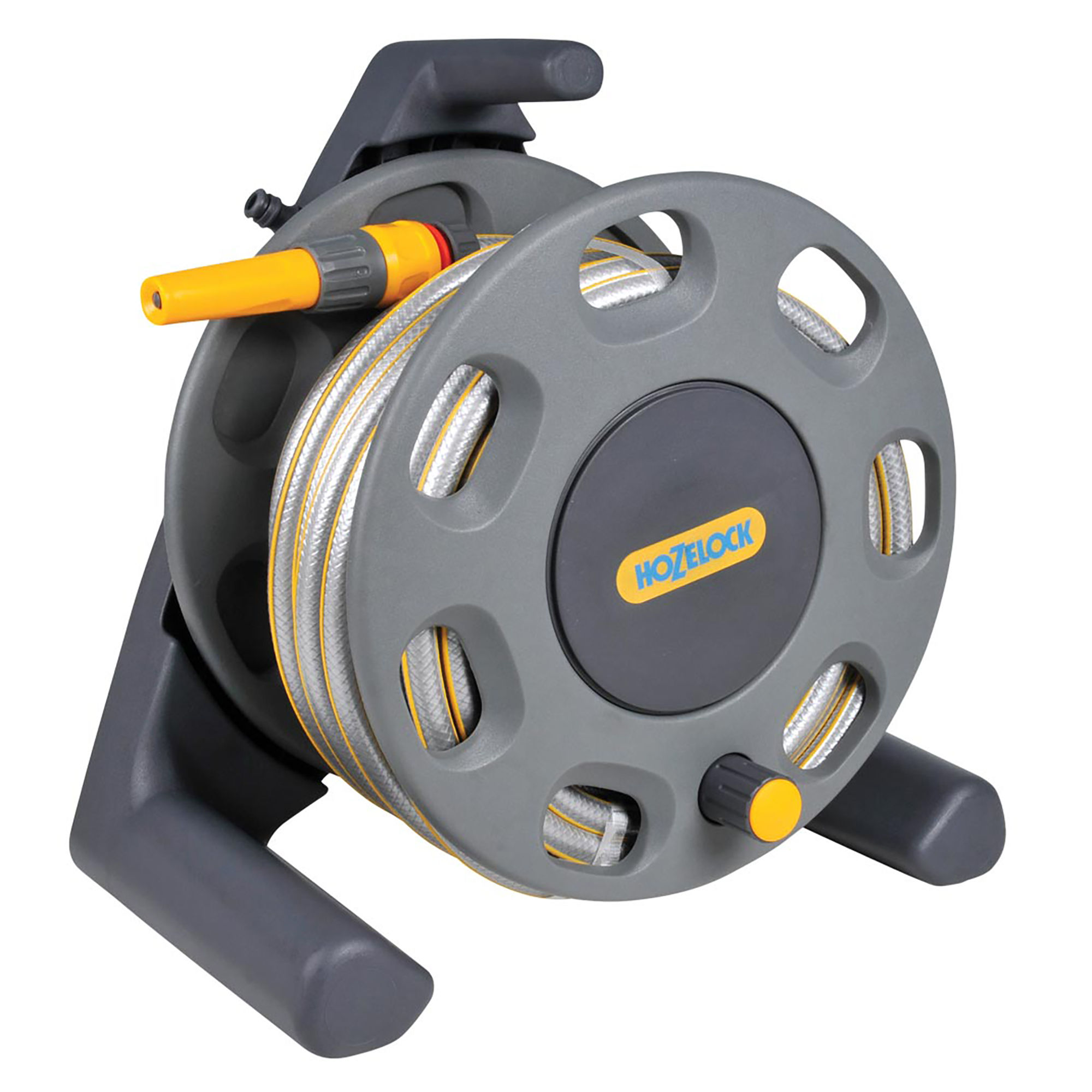 Hozelock Freestanding Compact Reel with 25m Hose - 2412