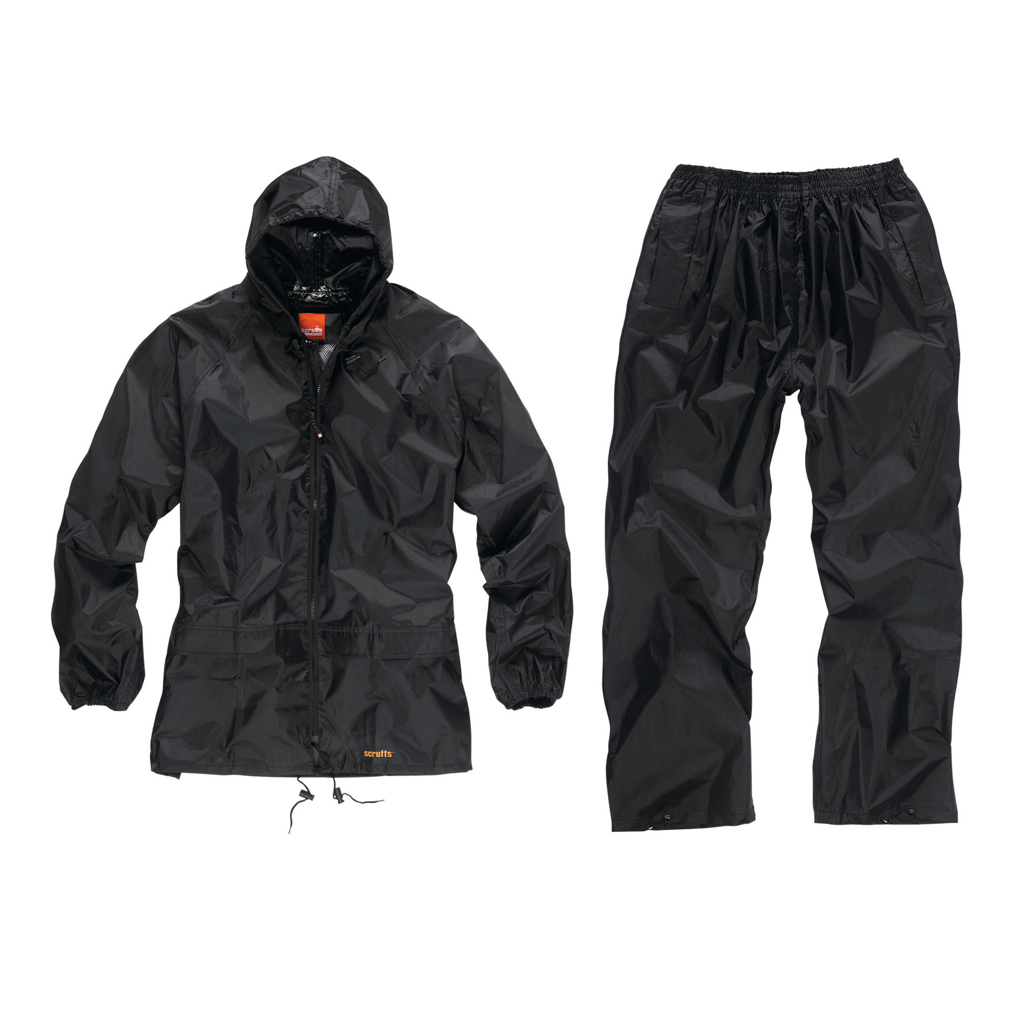 Scruffs Waterproof Rainsuit Black