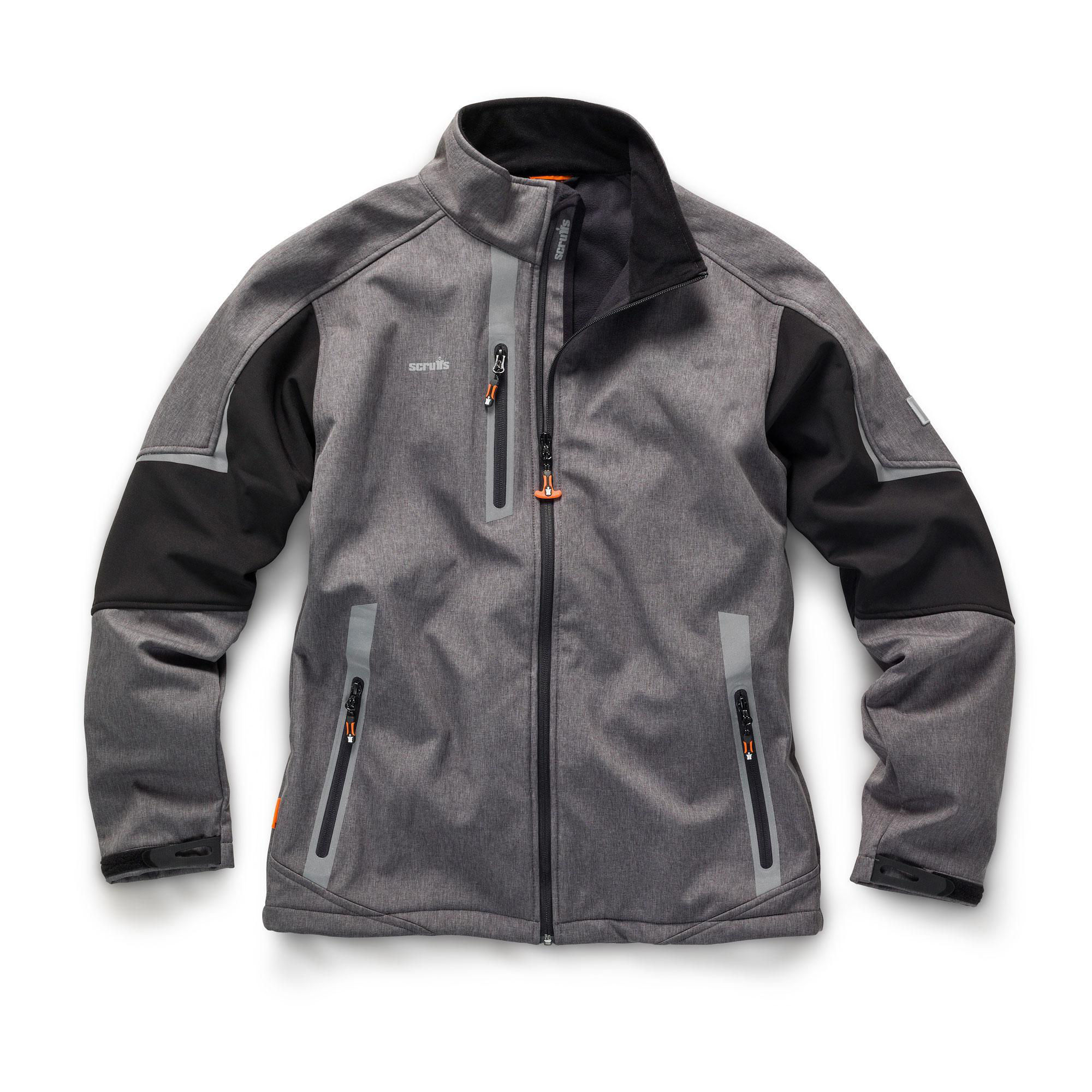 Scruffs Pro Softshell Waterproof Jacket (Charcoal Marl)