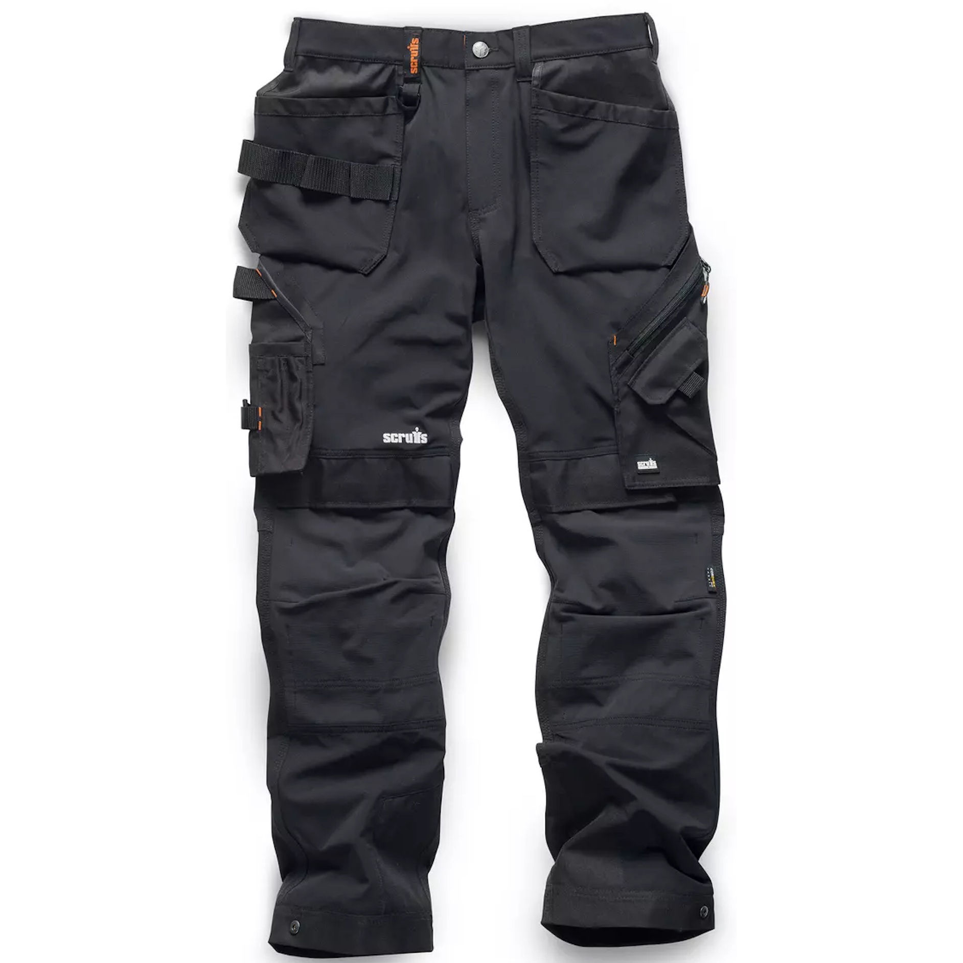 Scruffs Pro Flex Plus Holster Work Trousers Black