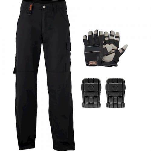Scruffs Worker Trousers Box Set - Includes Gloves & Kneepads