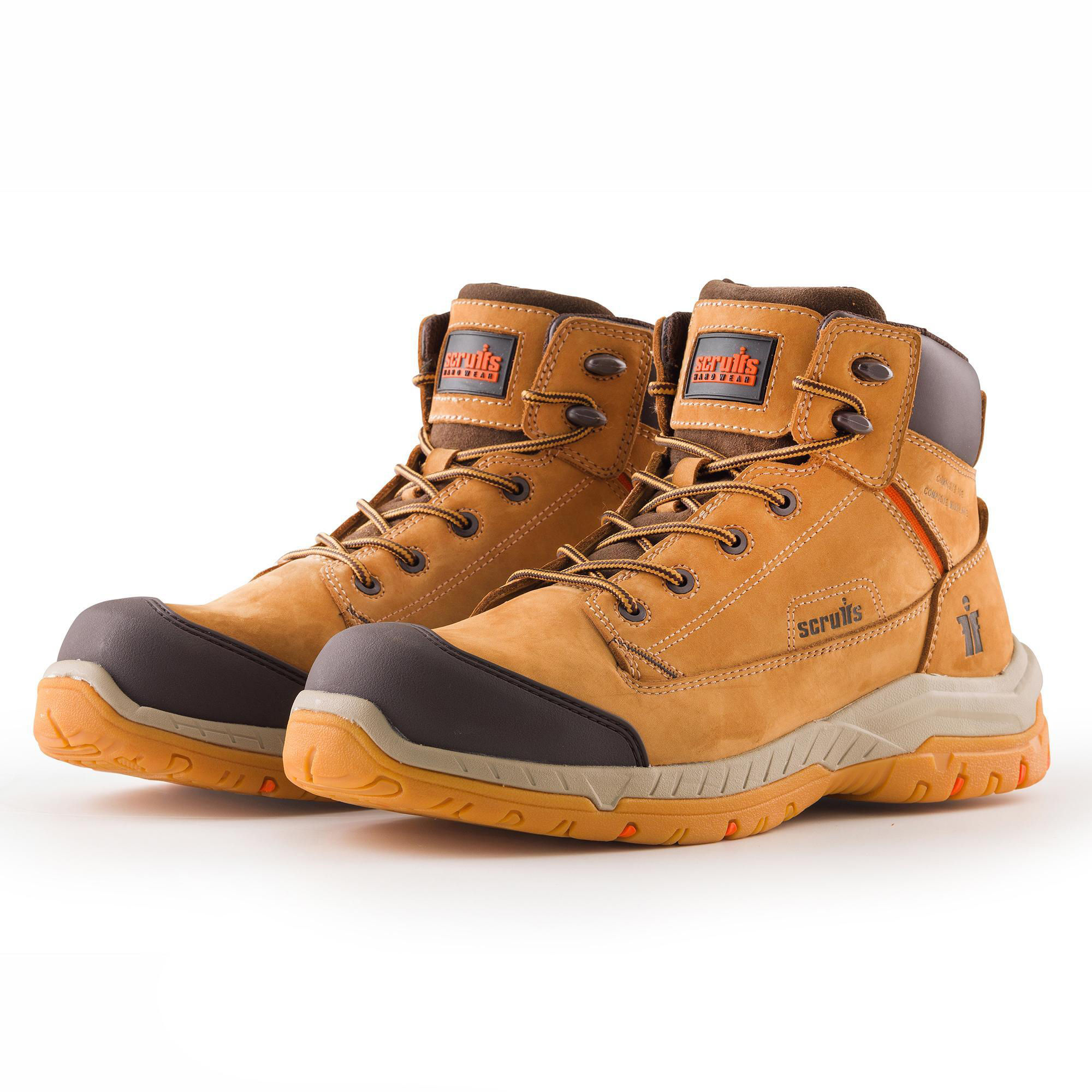 Scruffs Solleret Safety Work Boots Tan