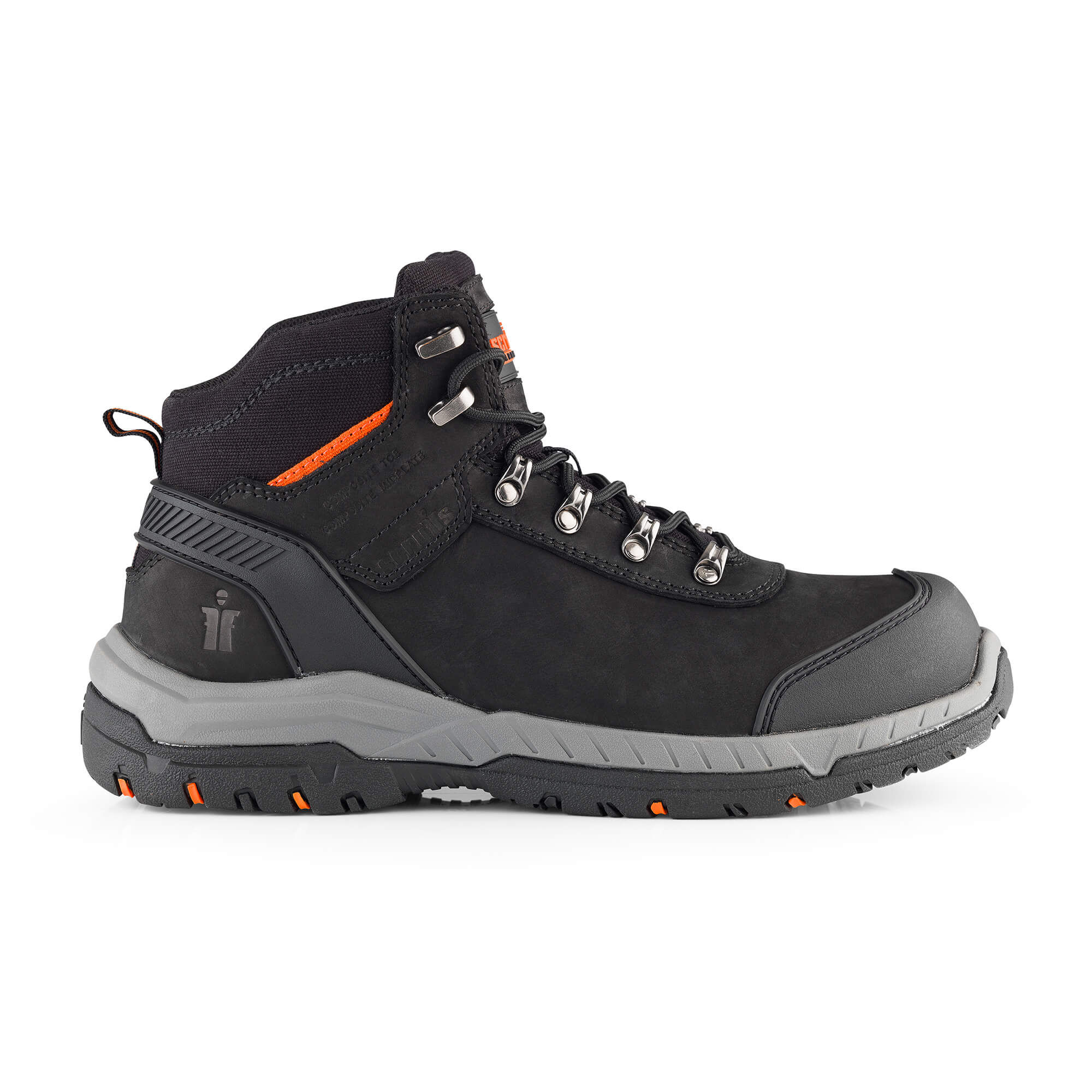 Scruffs Sabatan Safety Work Boots Black